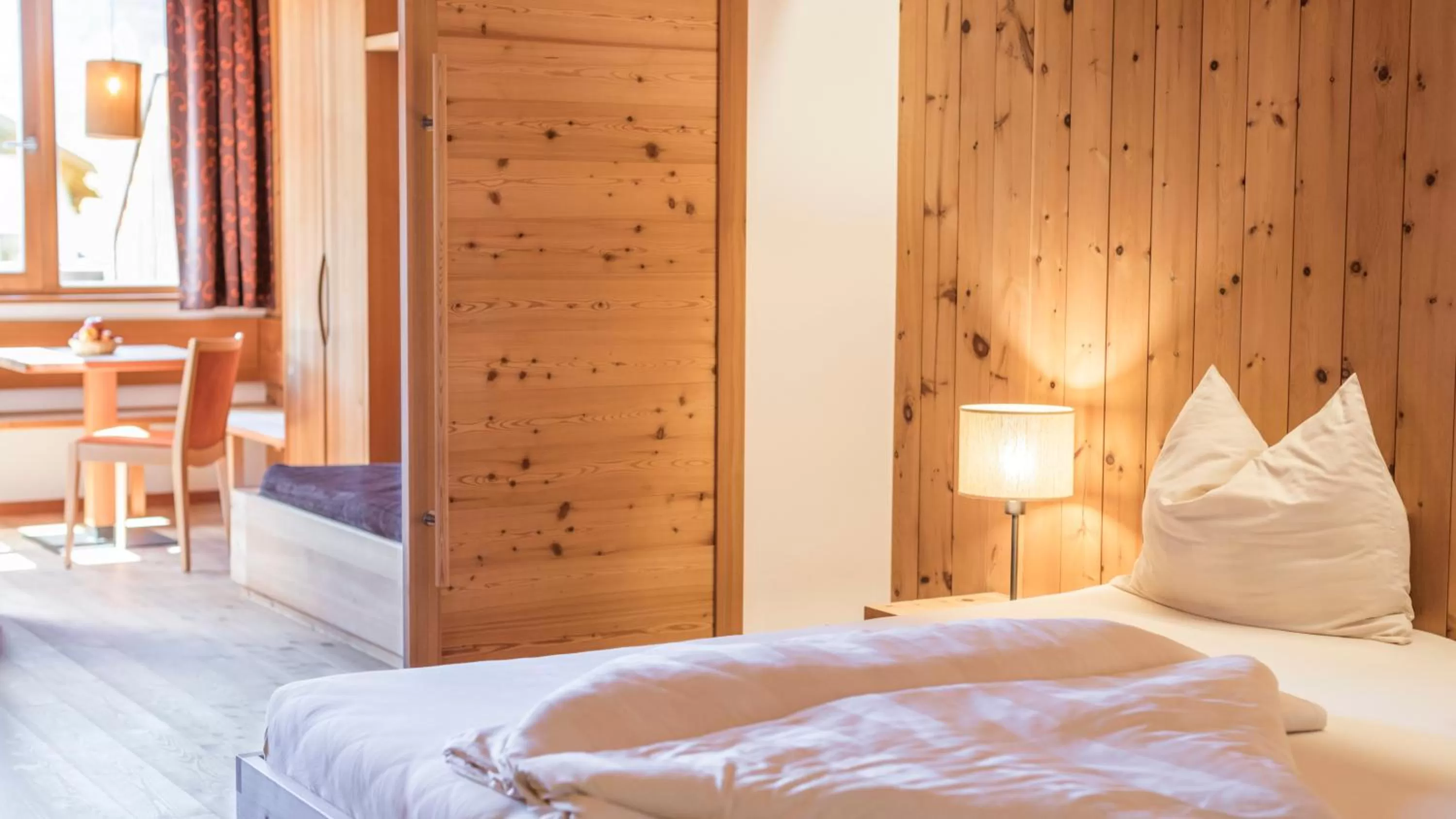 Bed in Biohotel theiner's garten