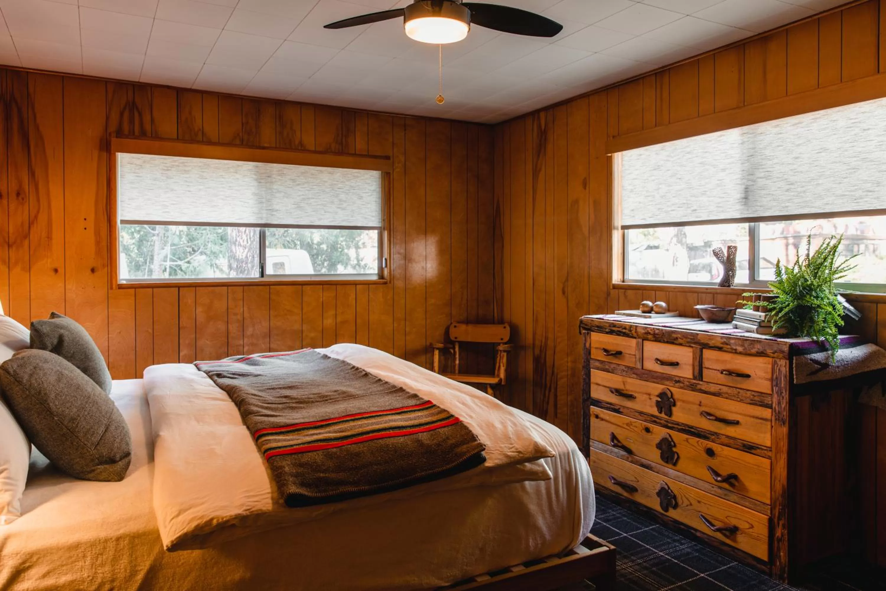 Bed in The Fireside Inn