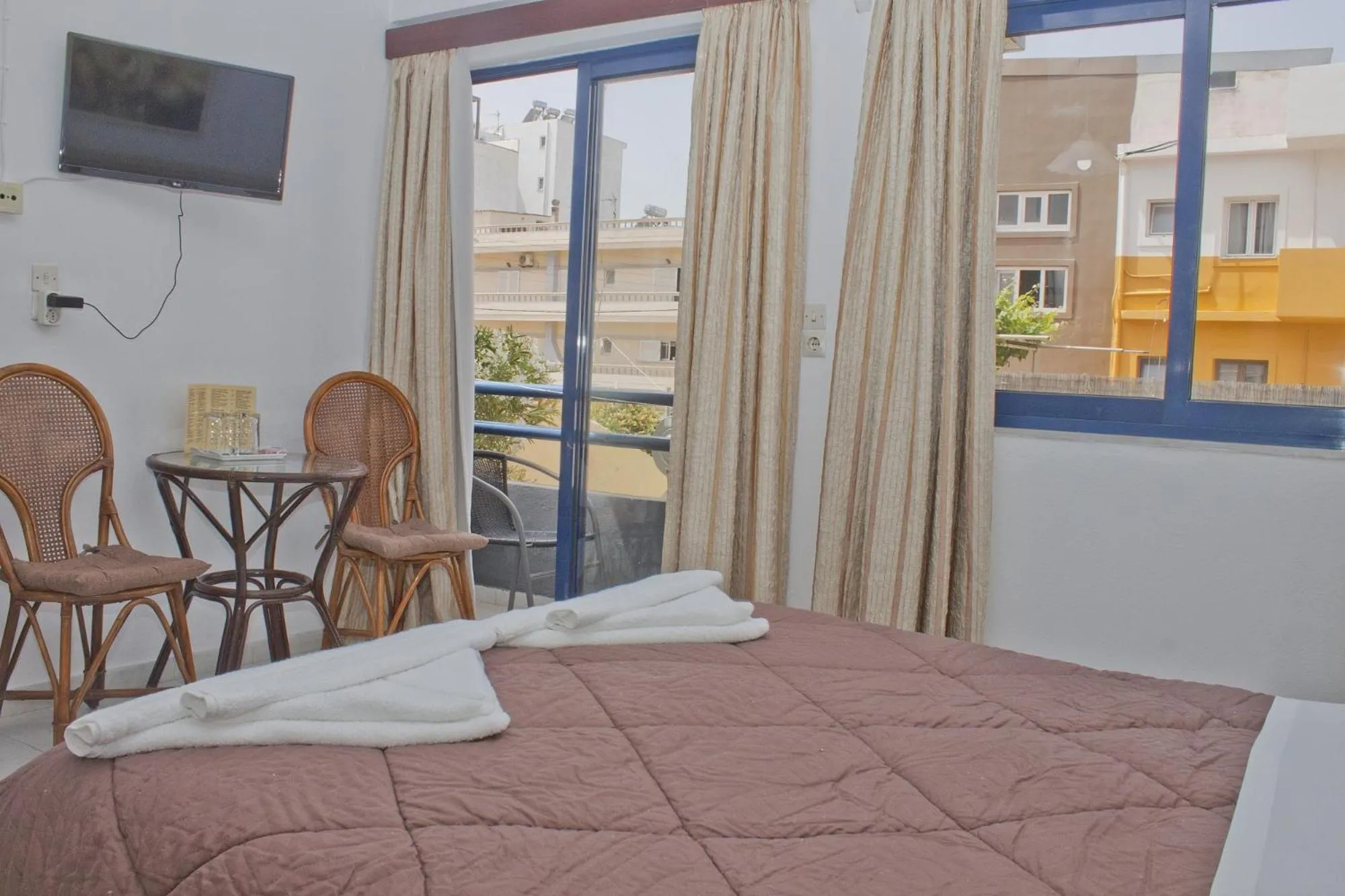 TV and multimedia, Bed in Danaos Hotel