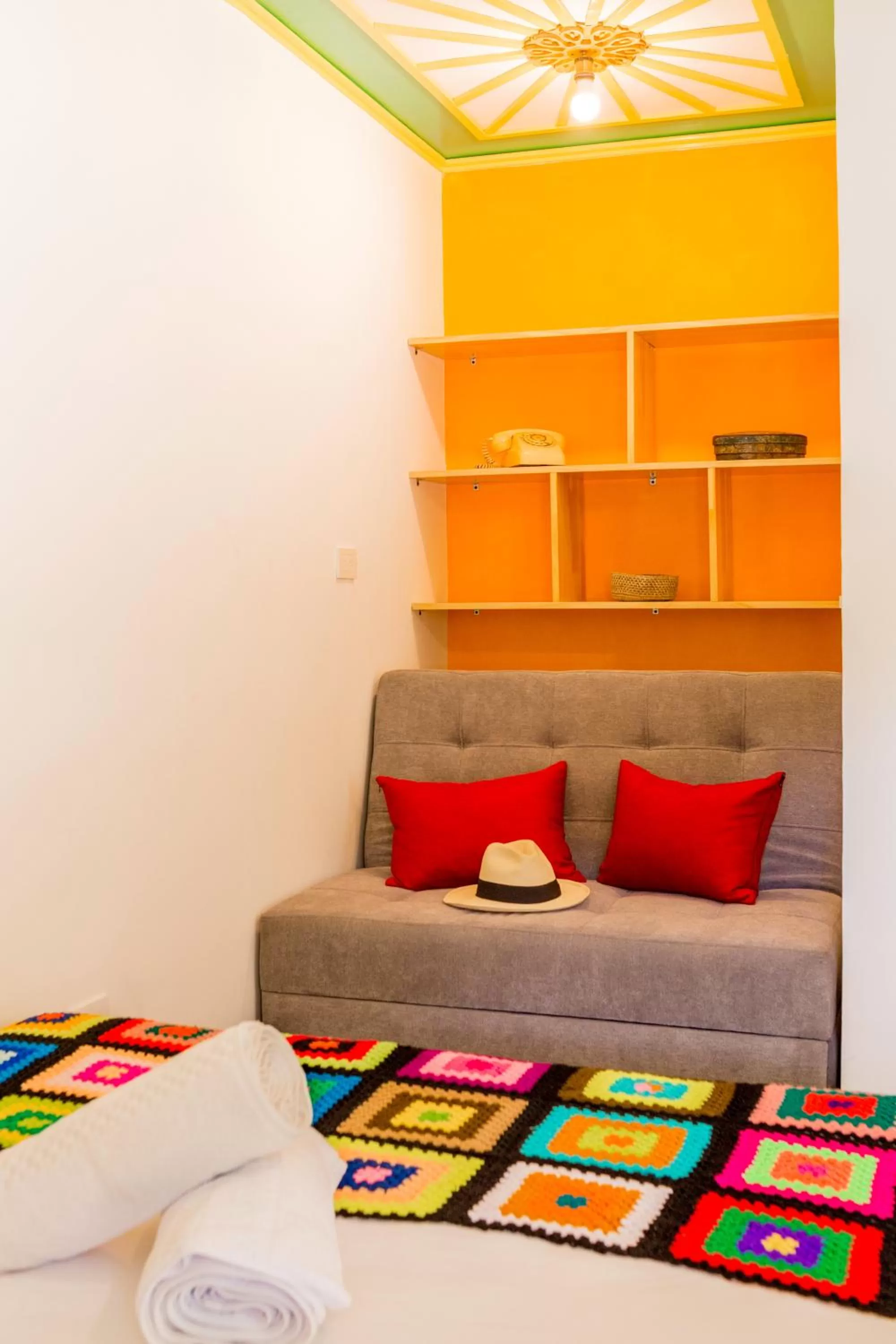 Bed in Hotel Mirador de Boquia Salento