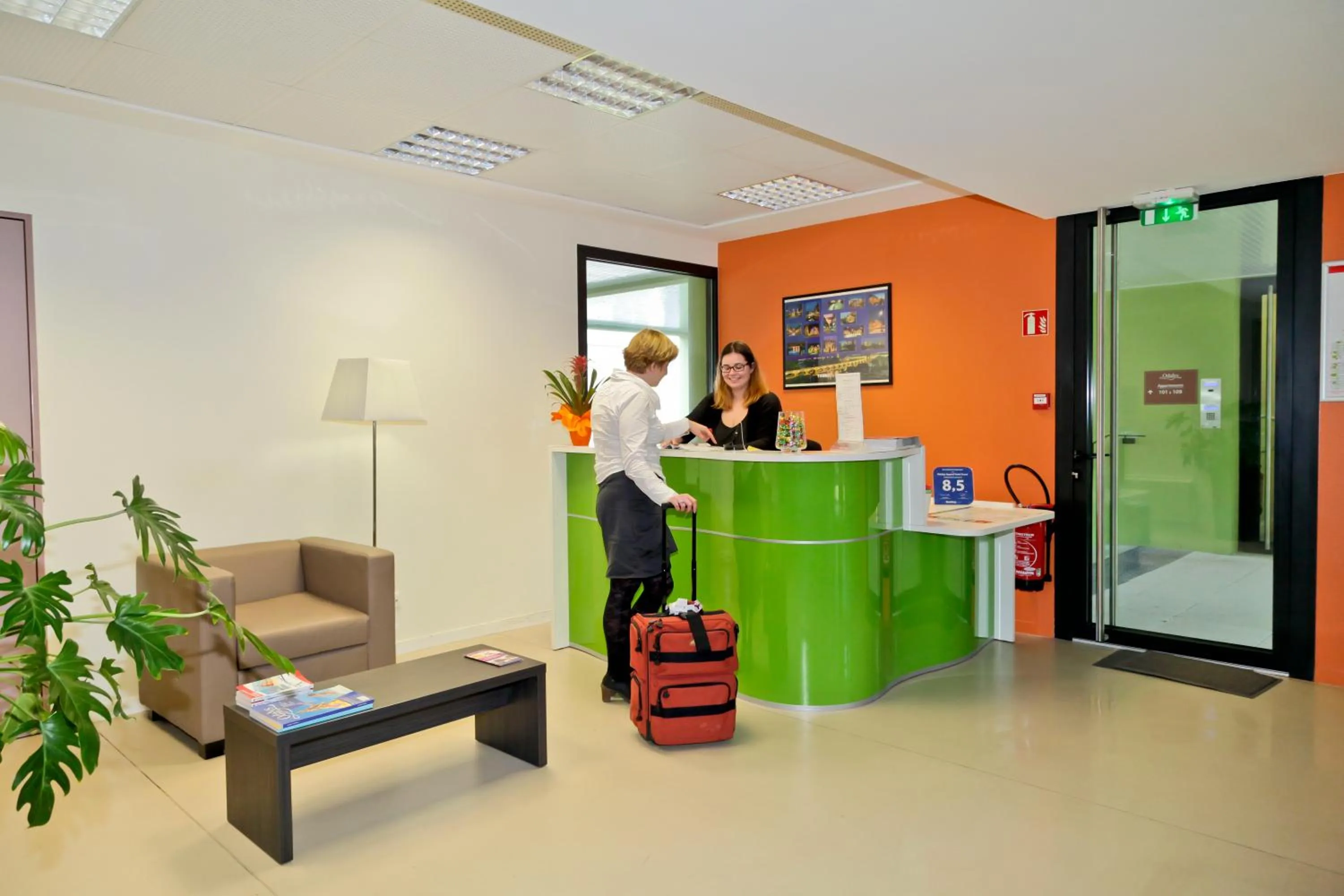 Lobby or reception, Lobby/Reception in Apparthotel Odalys Tours
