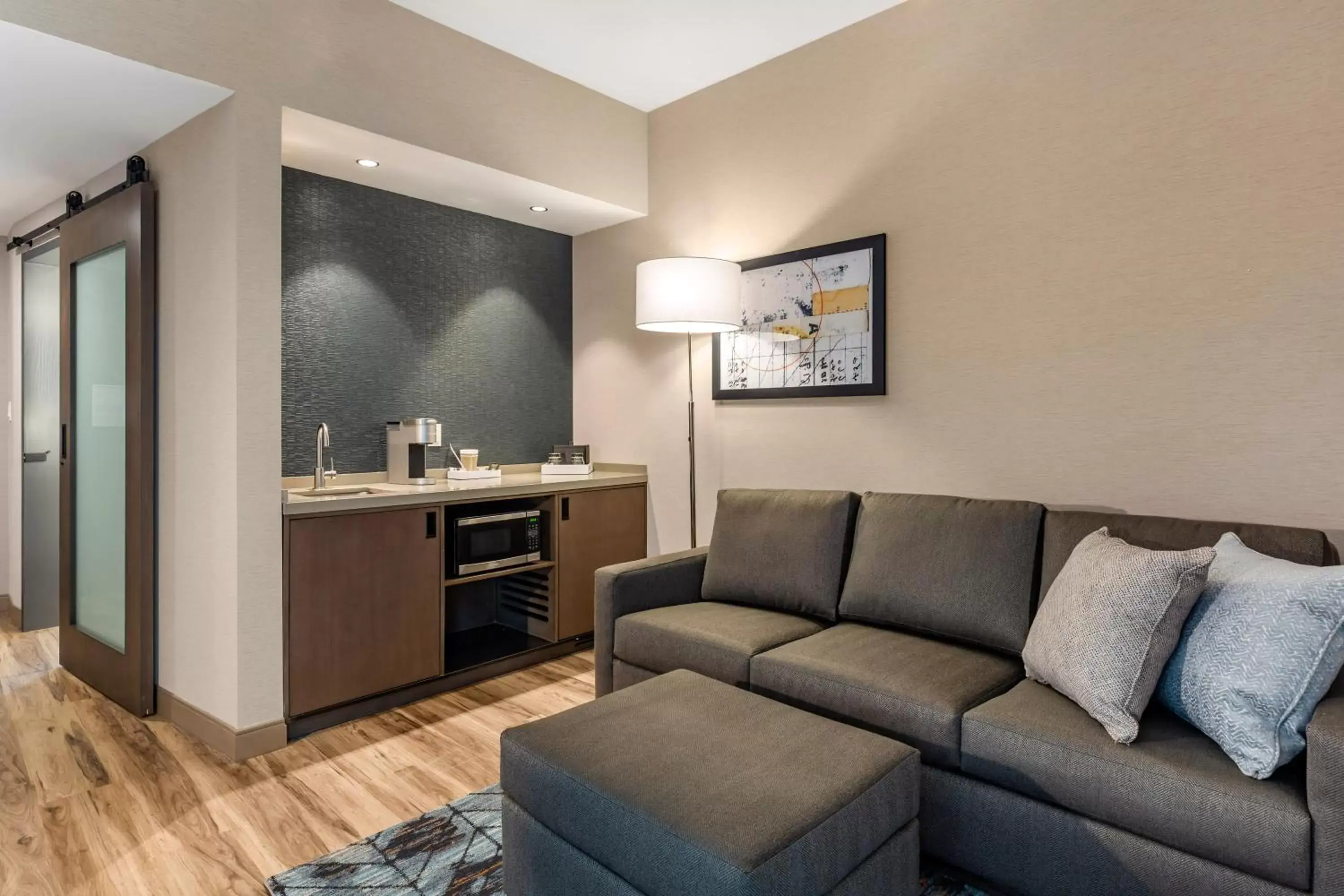 Accessible King Suite with Roll-In Shower - Non Smoking in Cambria Hotel New Haven University Area Accessible King Suite with Roll-In Shower - Non Smoking in Cambria Hotel New Haven University Area