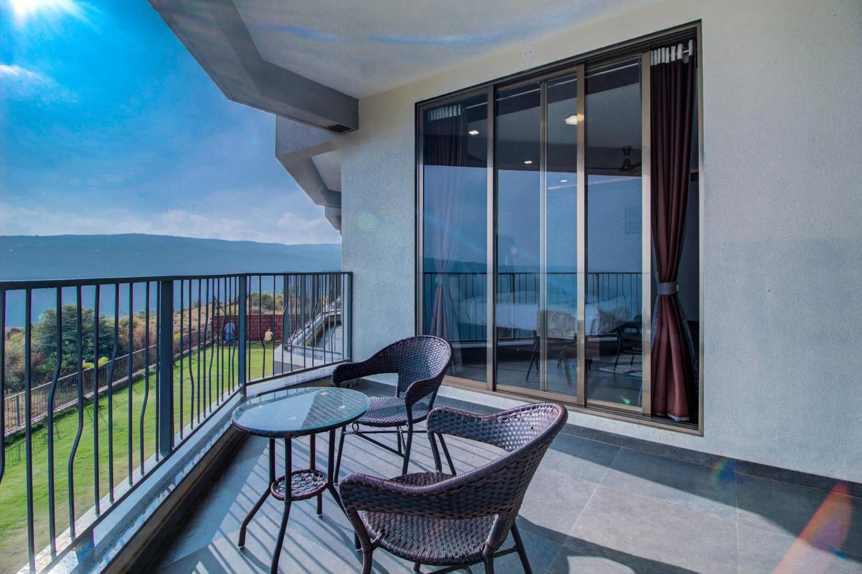 Balcony/Terrace in Mountain Breeze Resort, Mahabaleshwar