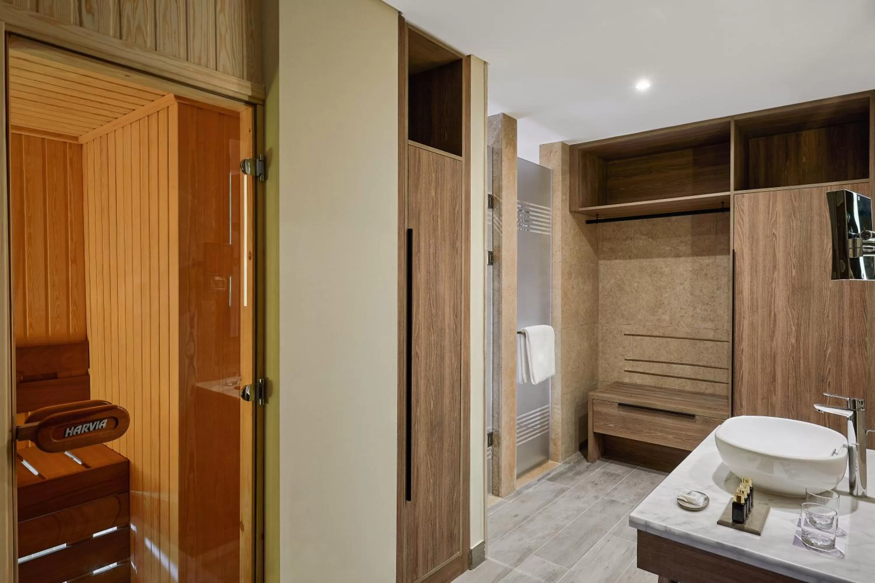 Sauna in Hyatt Regency Cairo West