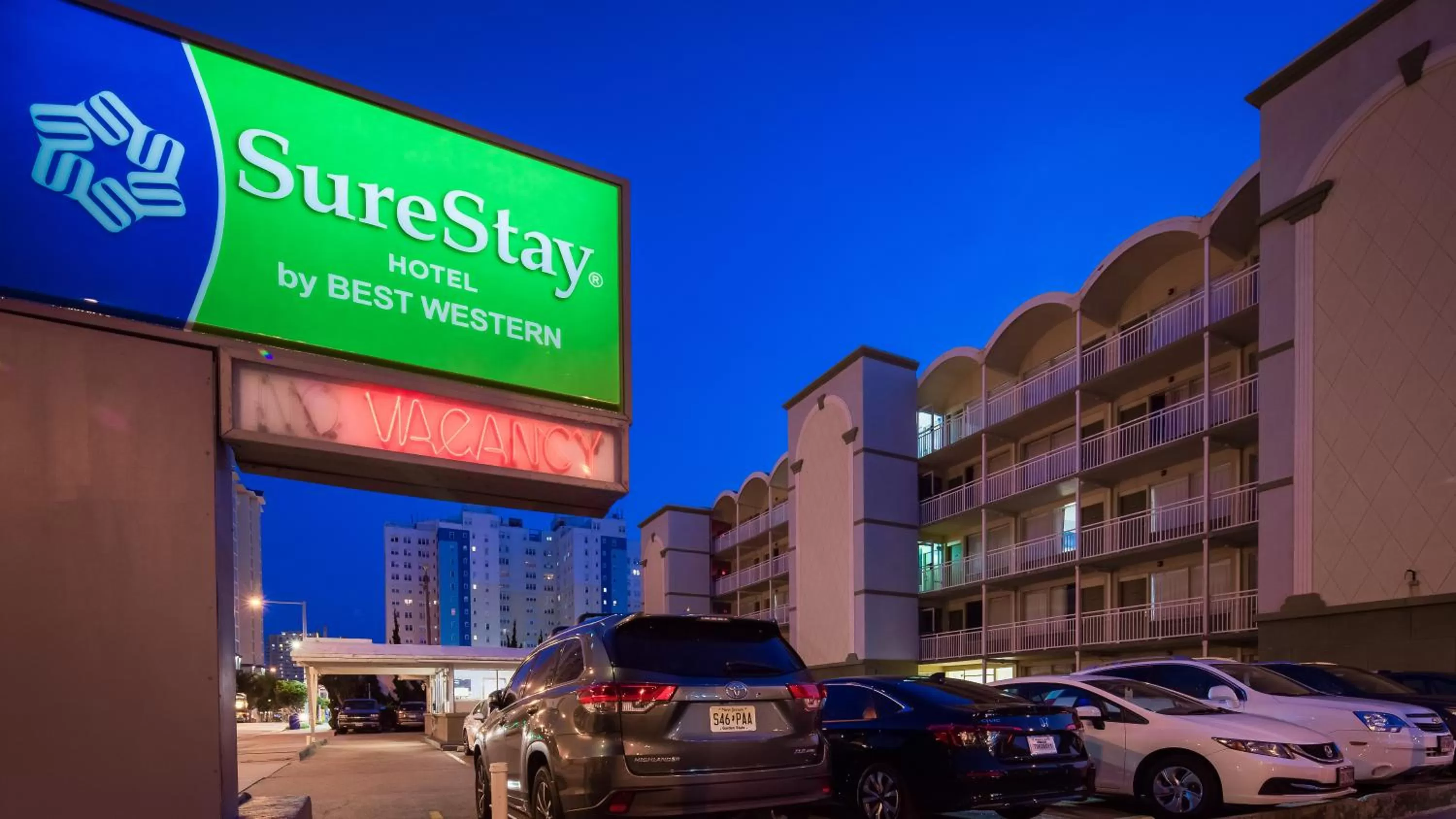 Property building in SureStay Hotel by Best Western Virginia Beach Royal Clipper