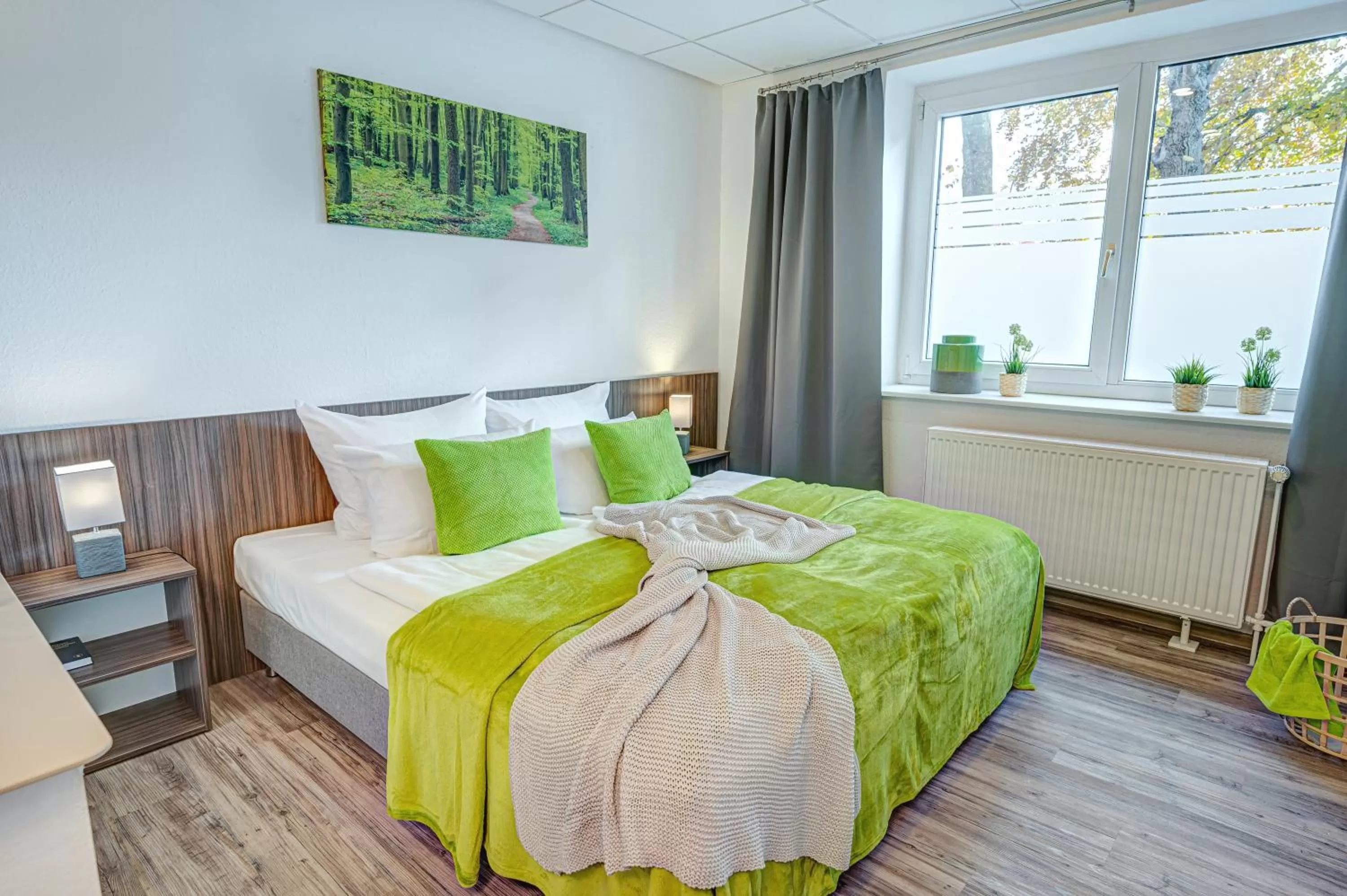 Bed in Hotel Stadt Mühlhausen