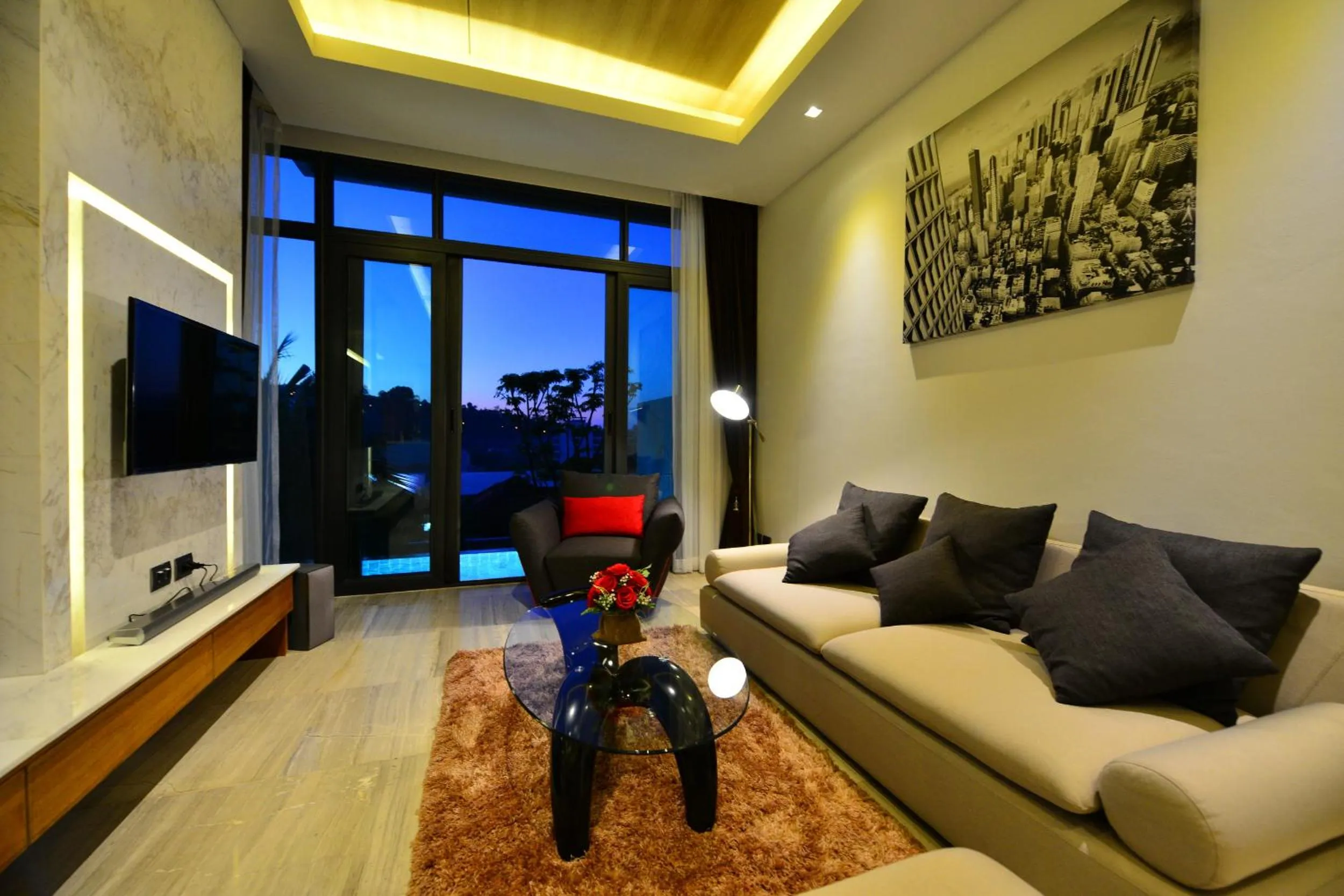 Living room in Bukit Pool Villas - SHA Extra Plus
