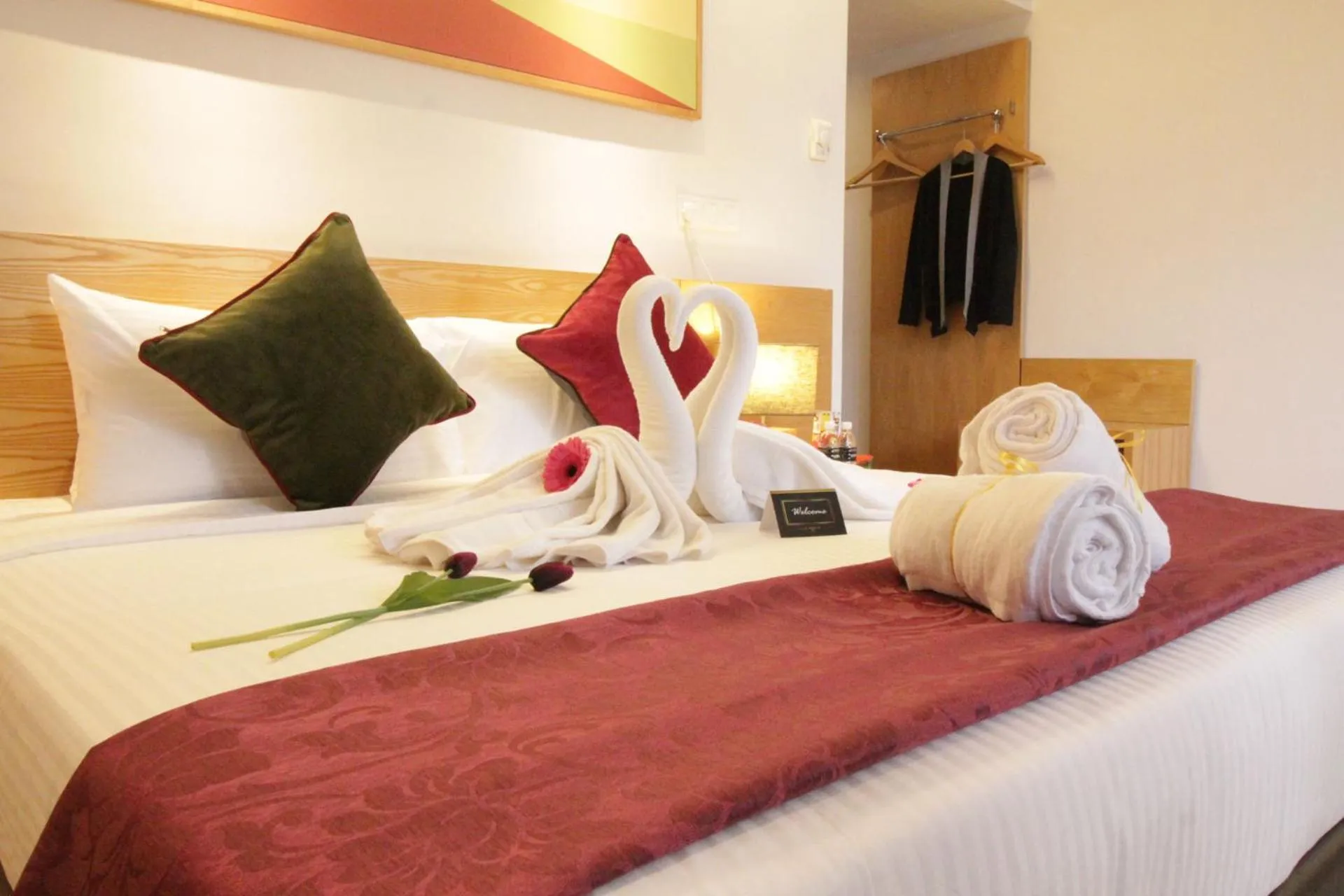 Bed in de King Hotel KLCC