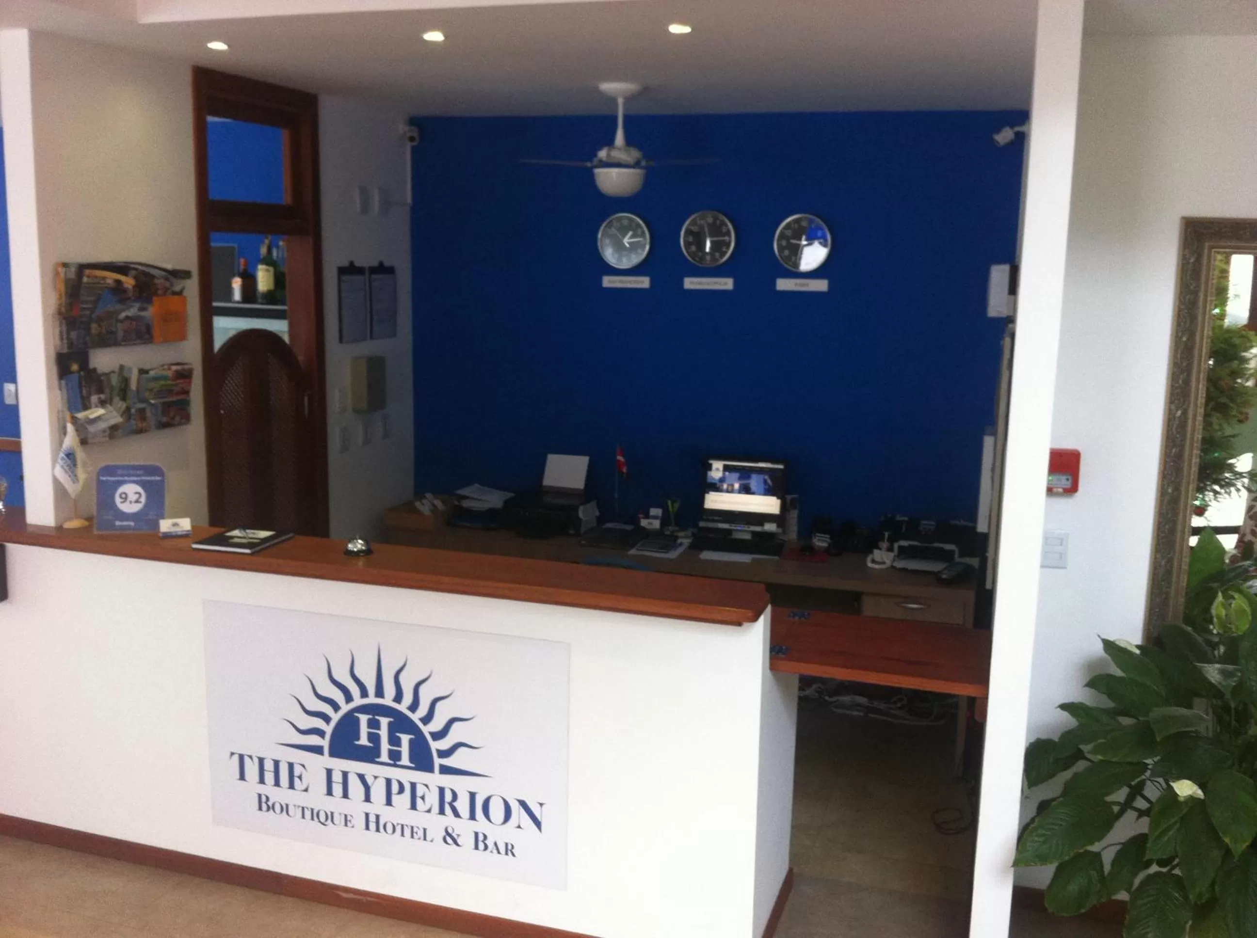 Lobby or reception in The Hyperion Boutique Hotel