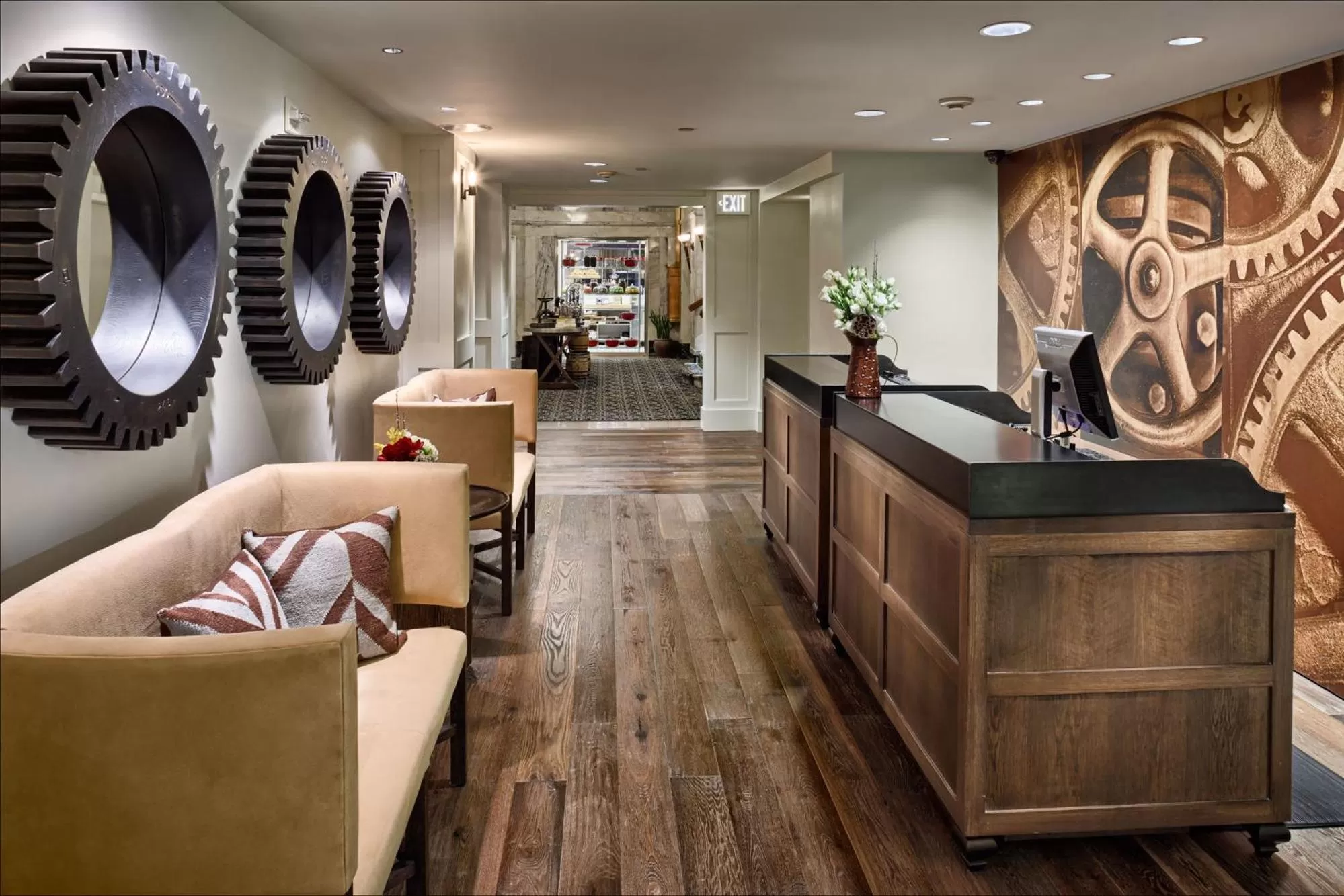 Lobby or reception in Hotel Teatro