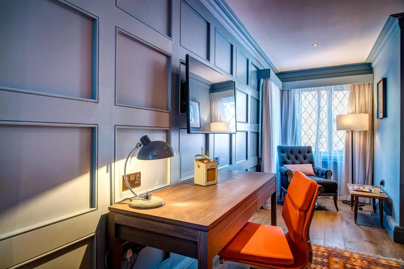 Seating area in The Great House, Sonning, Berkshire