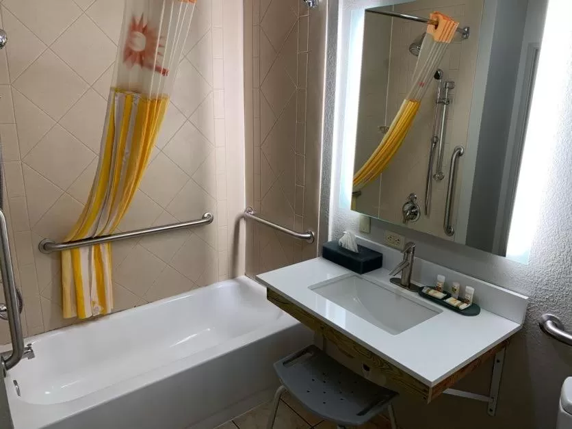 Bathroom in La Quinta by Wyndham PCB Pier Park area