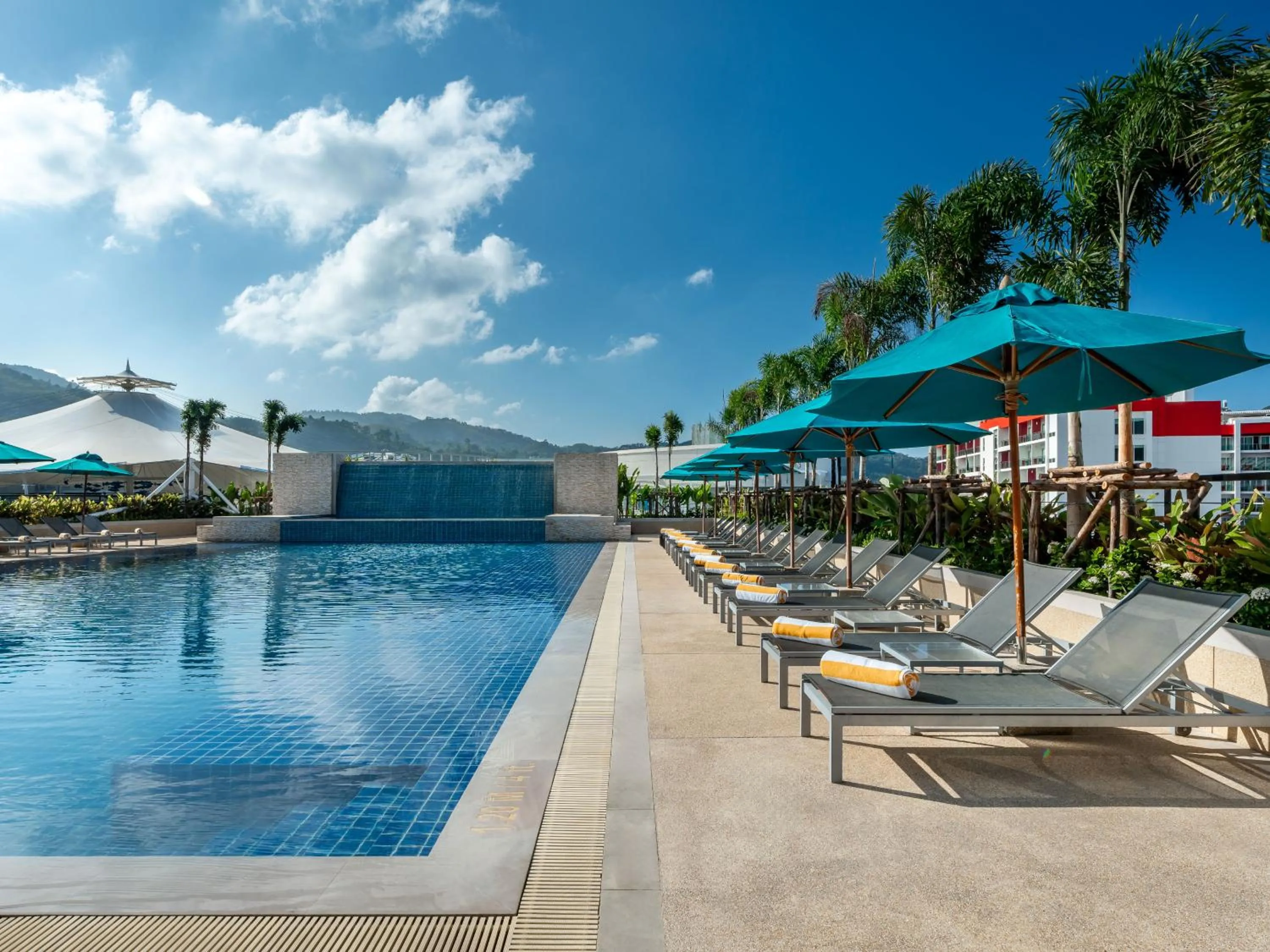 Swimming pool in M Social Hotel Phuket