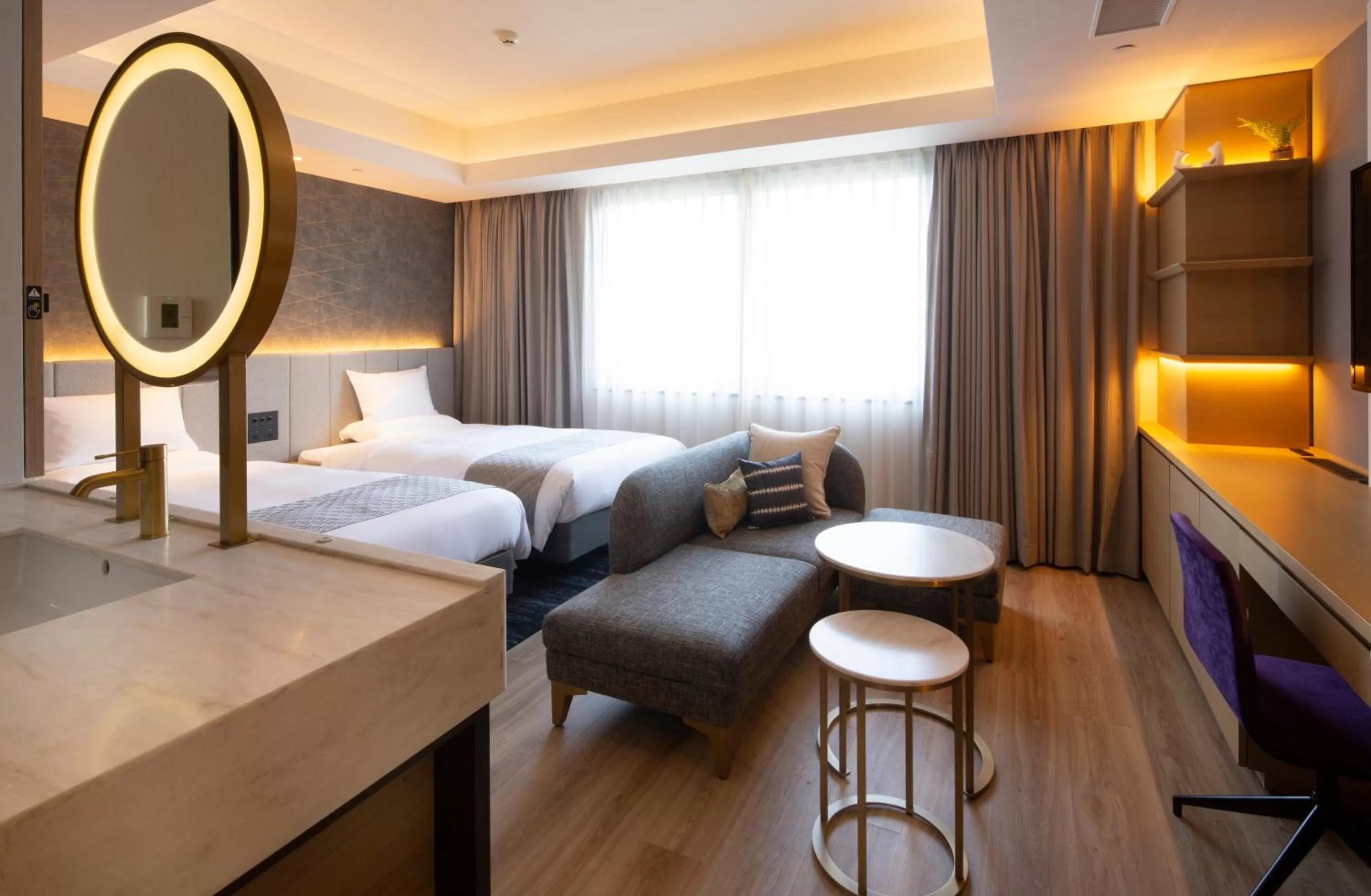 Photo of the whole room, Bed in Nikko Style Nagoya