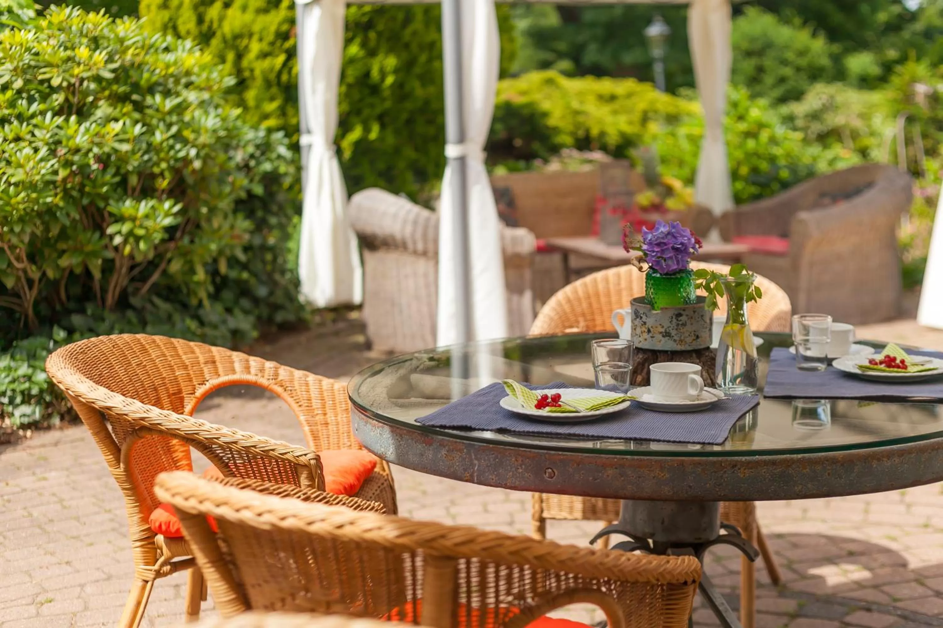 Balcony/Terrace in Gästehaus Schloss Bothmer