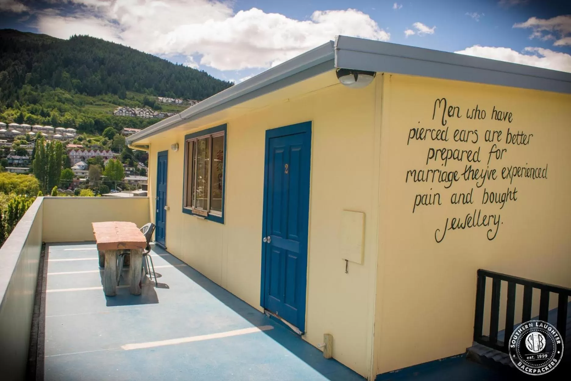 Balcony/Terrace in Southern Laughter Backpackers