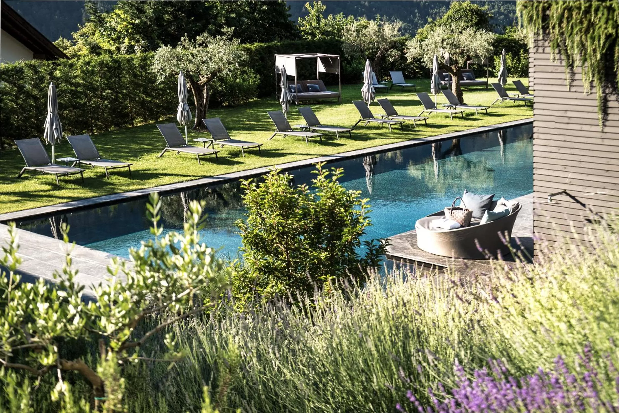 Swimming Pool in Mair Am Ort Living Hotel B&B