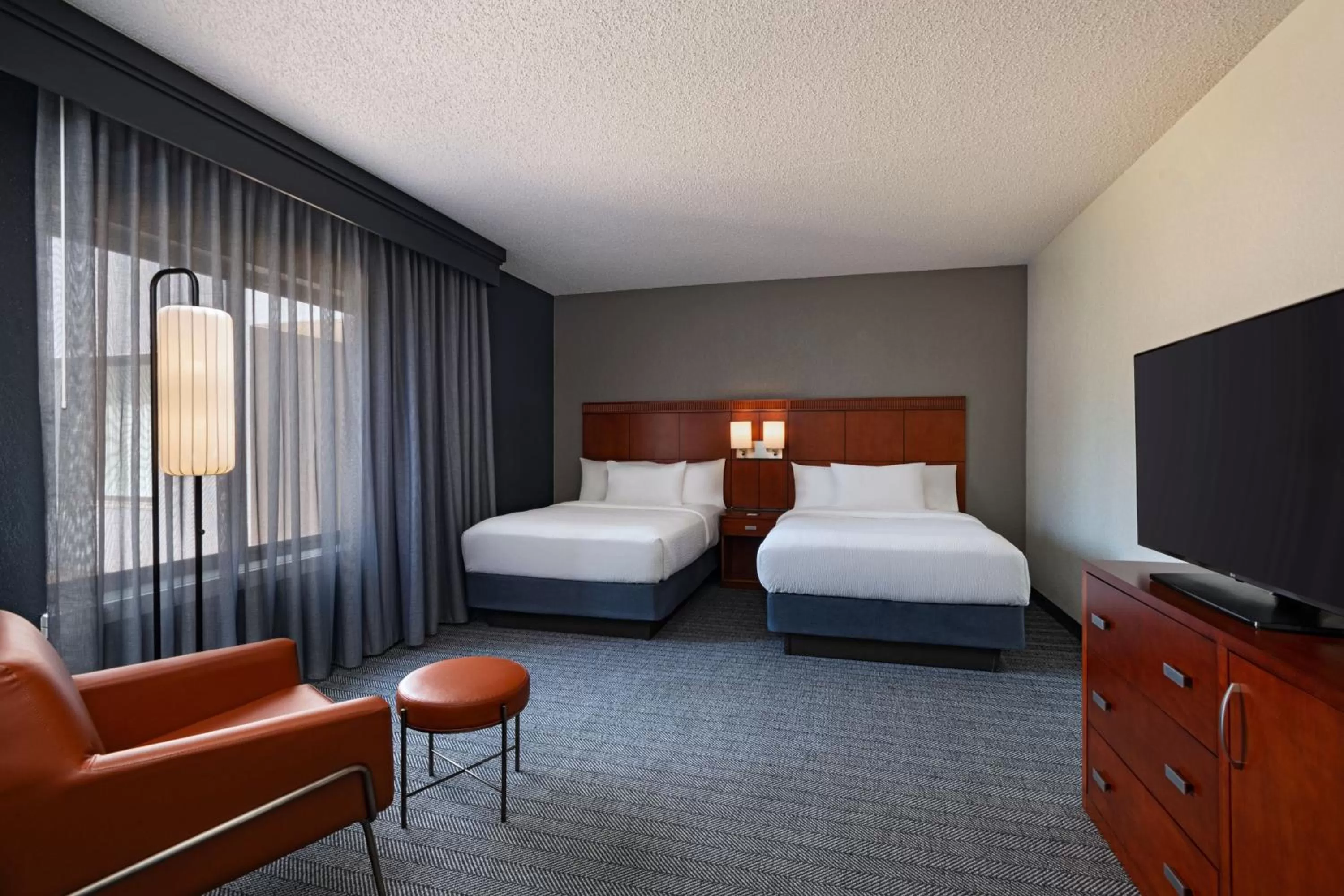 Bedroom, Bed in Courtyard Fort Worth University Drive