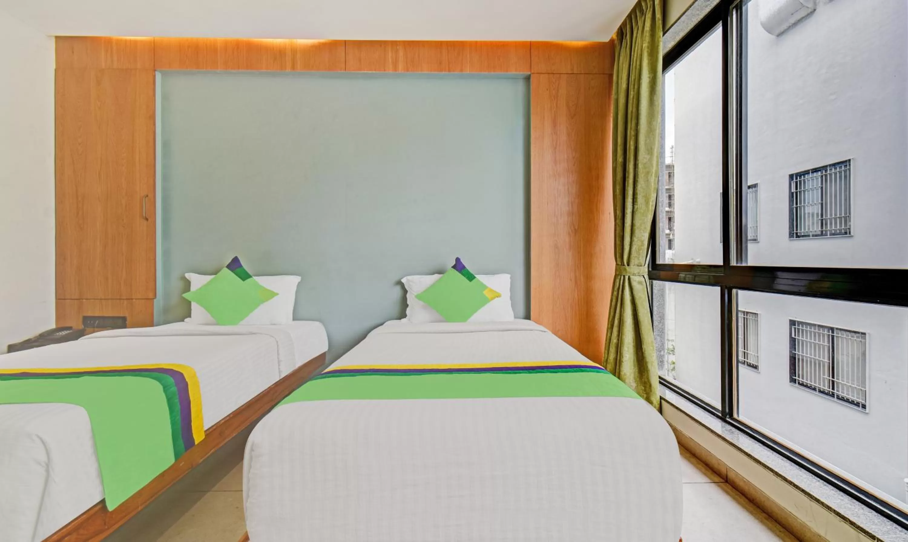 Bedroom, Bed in Treebo Aroma Executive