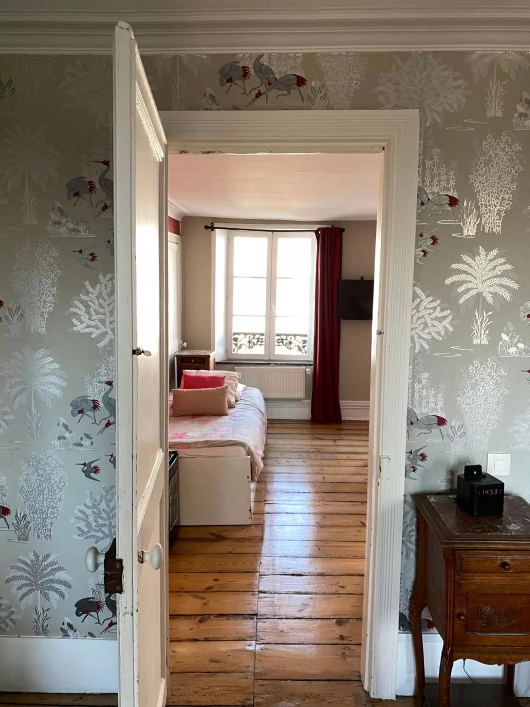 Bed in Chambres d'Hôtes Au coin du spa