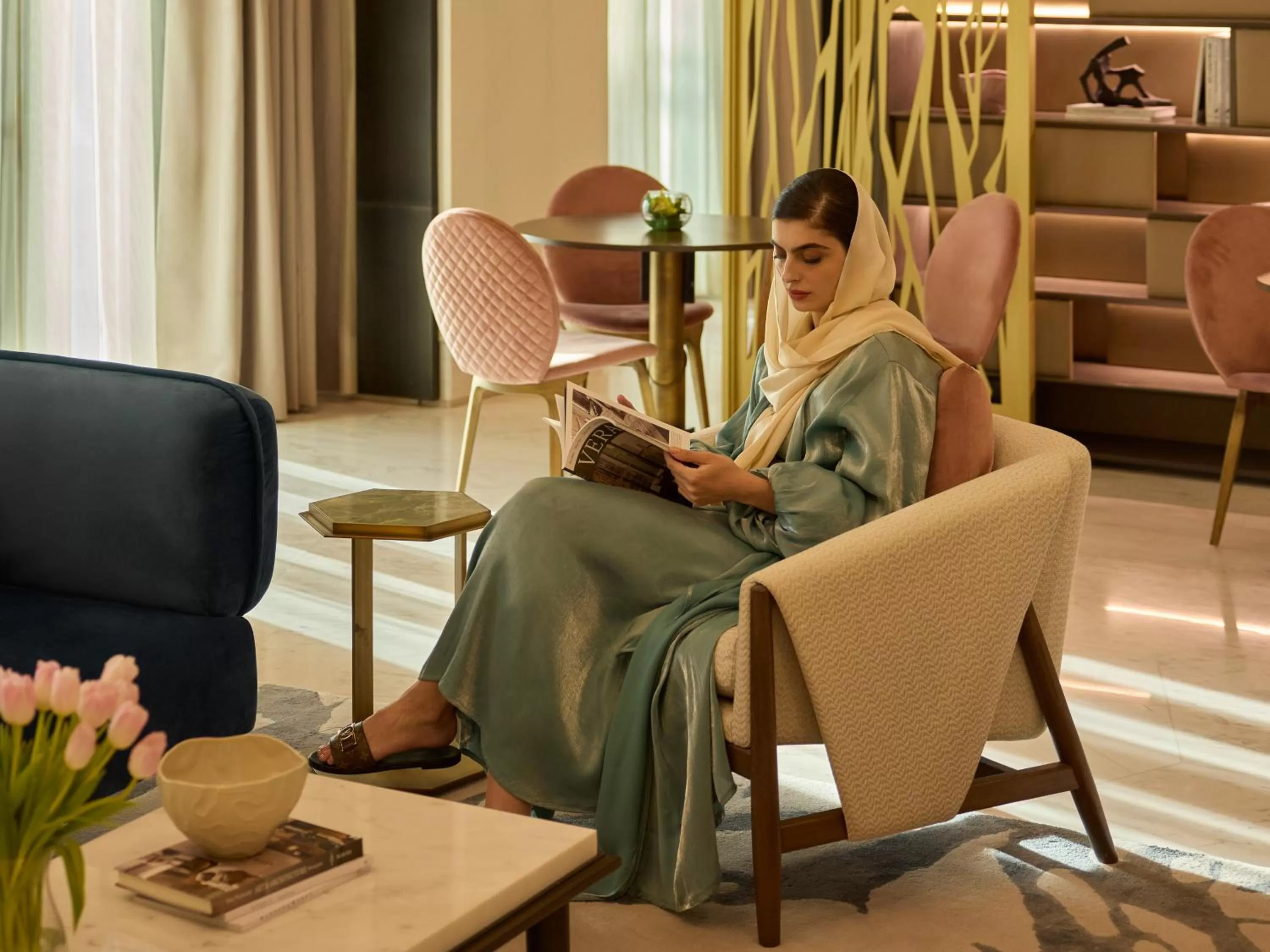 Lounge or bar in Fairmont Ramla Riyadh