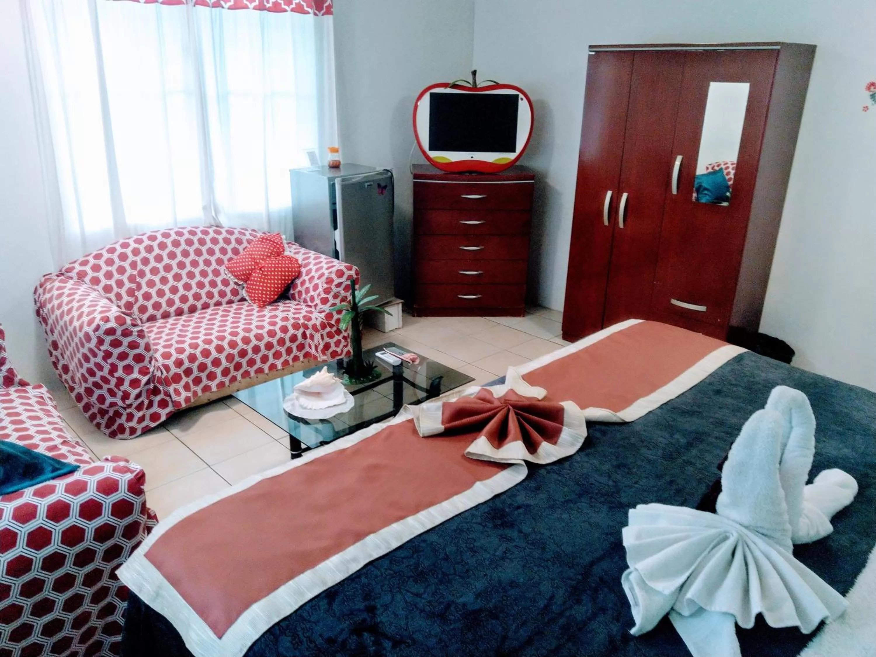 Bed in The Red Hut Inn