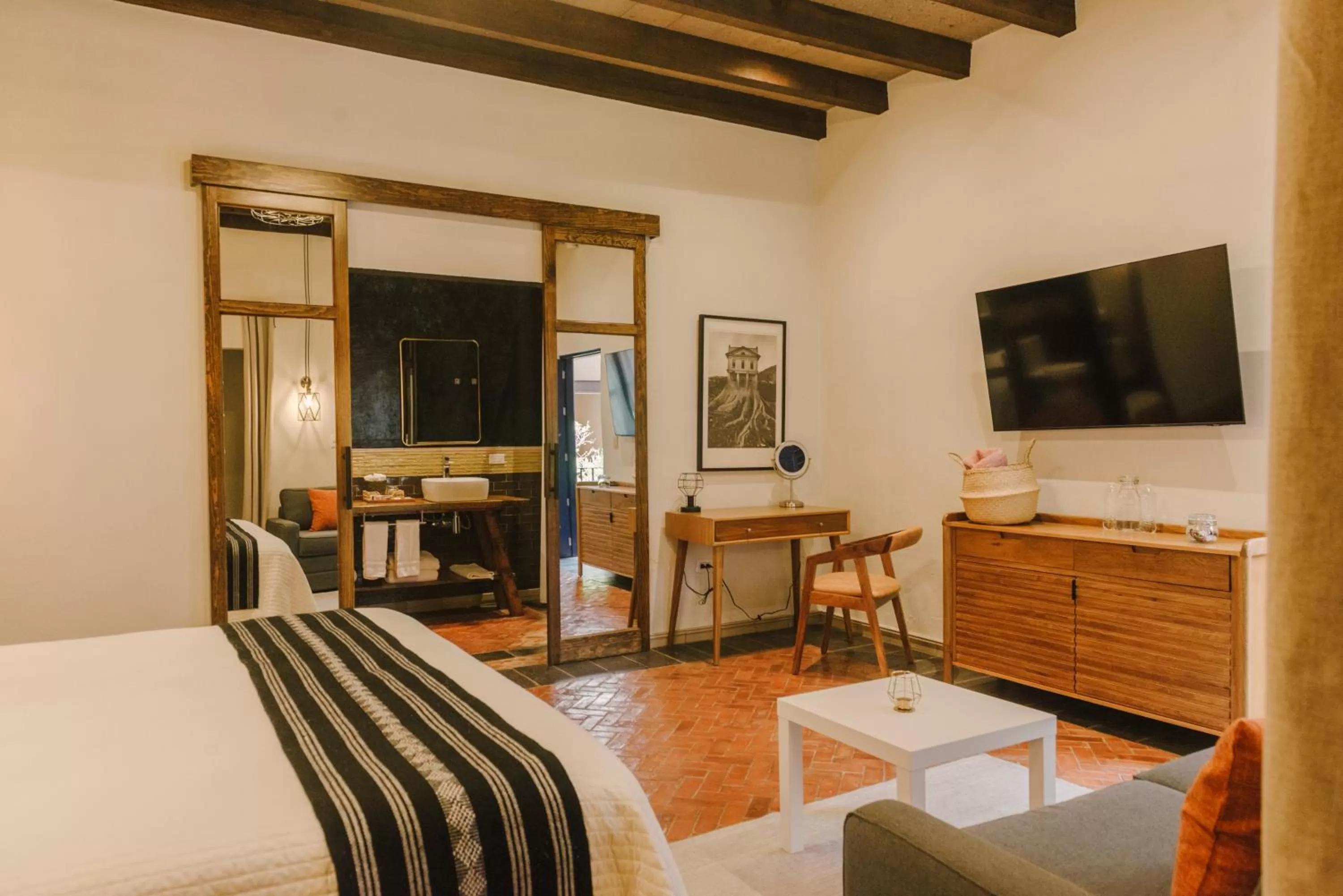 Bed in Agua Santa Hotel Boutique