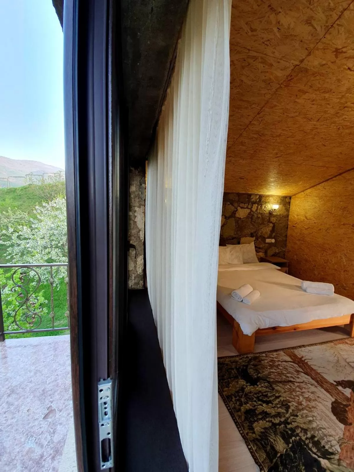 Bed in Guest House Ijevan's Garden