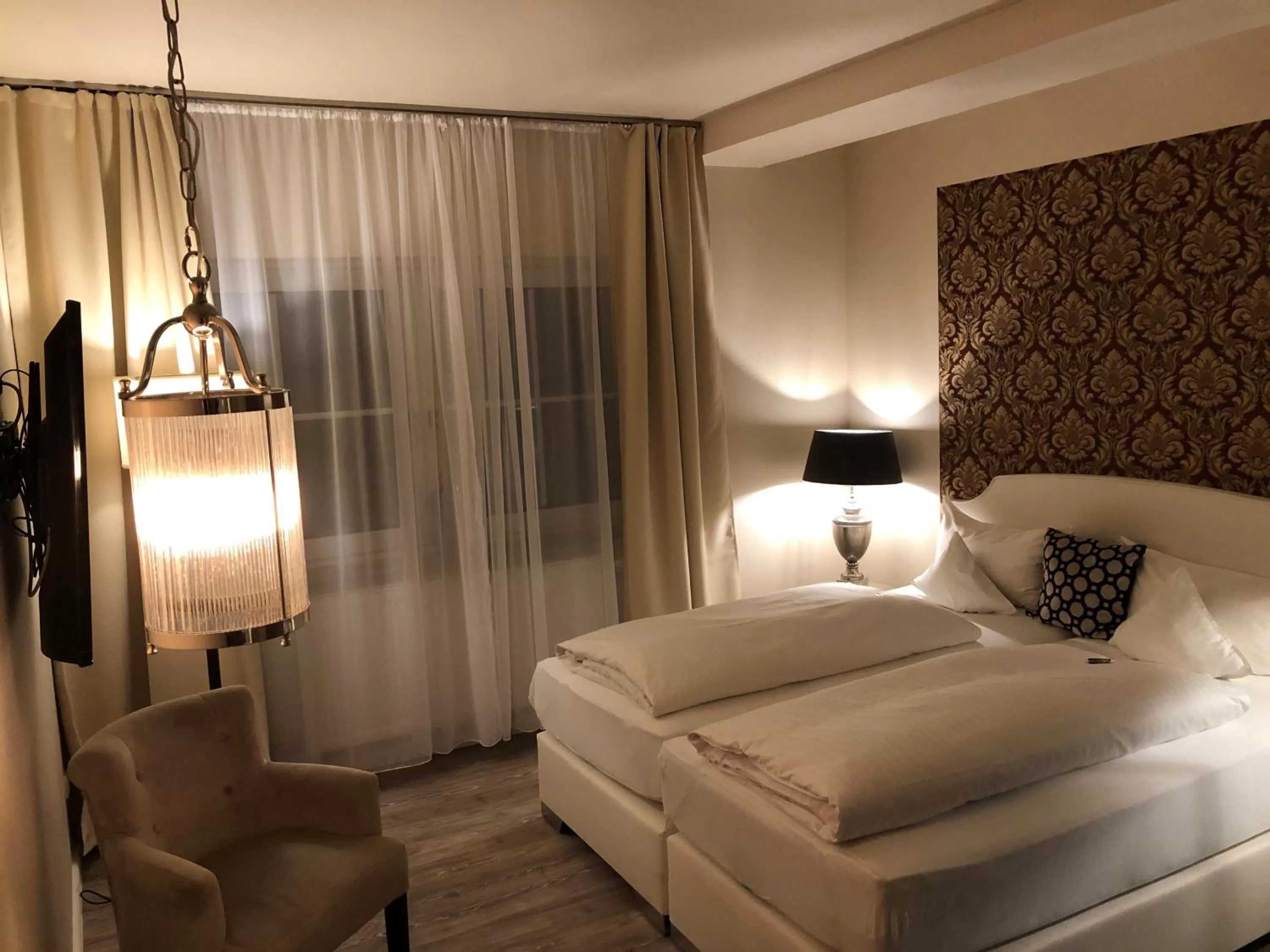 Bed in Petersen's Landhaus