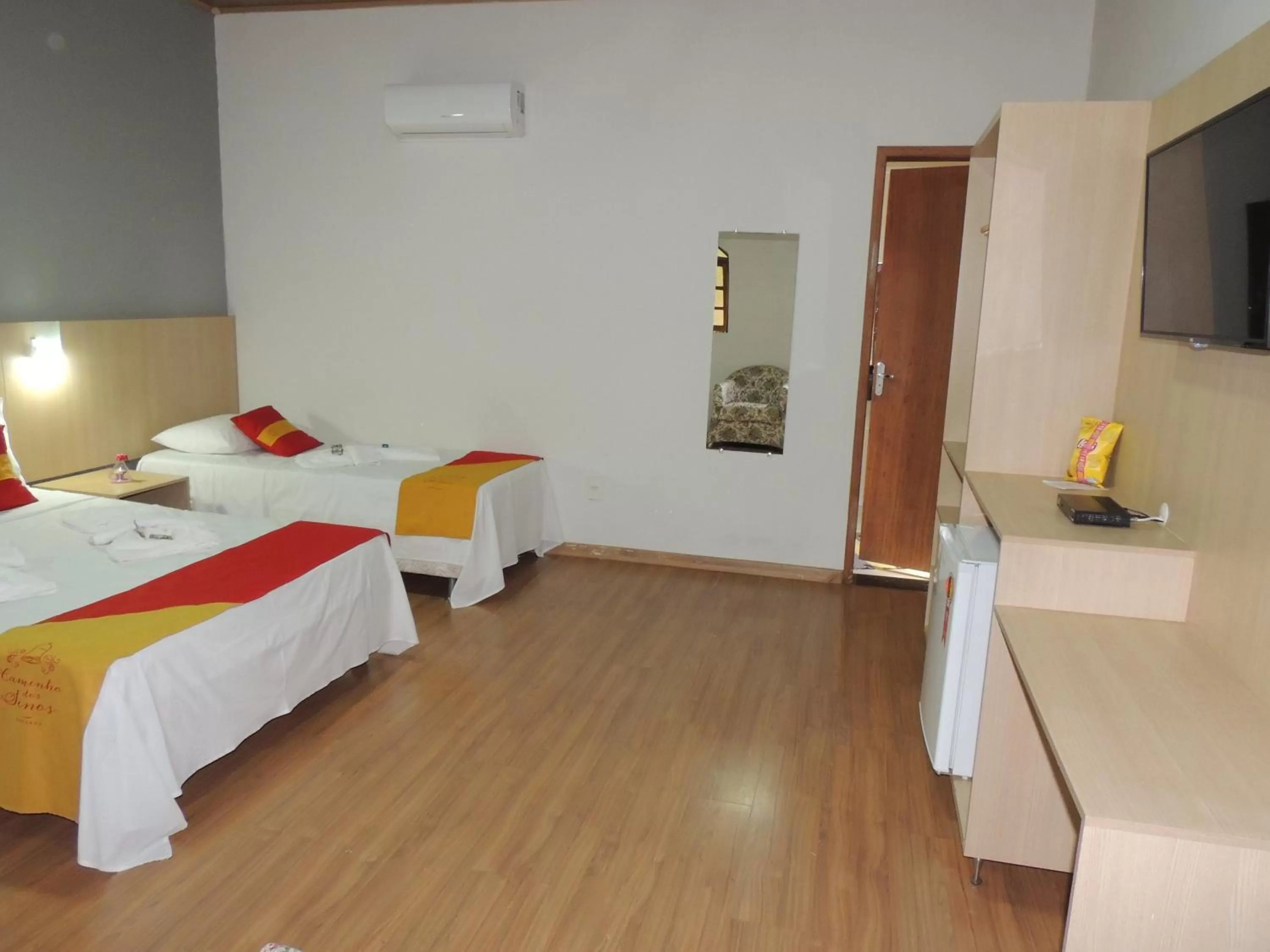 Bedroom, Bed in Pousada Caminho Dos Sinos