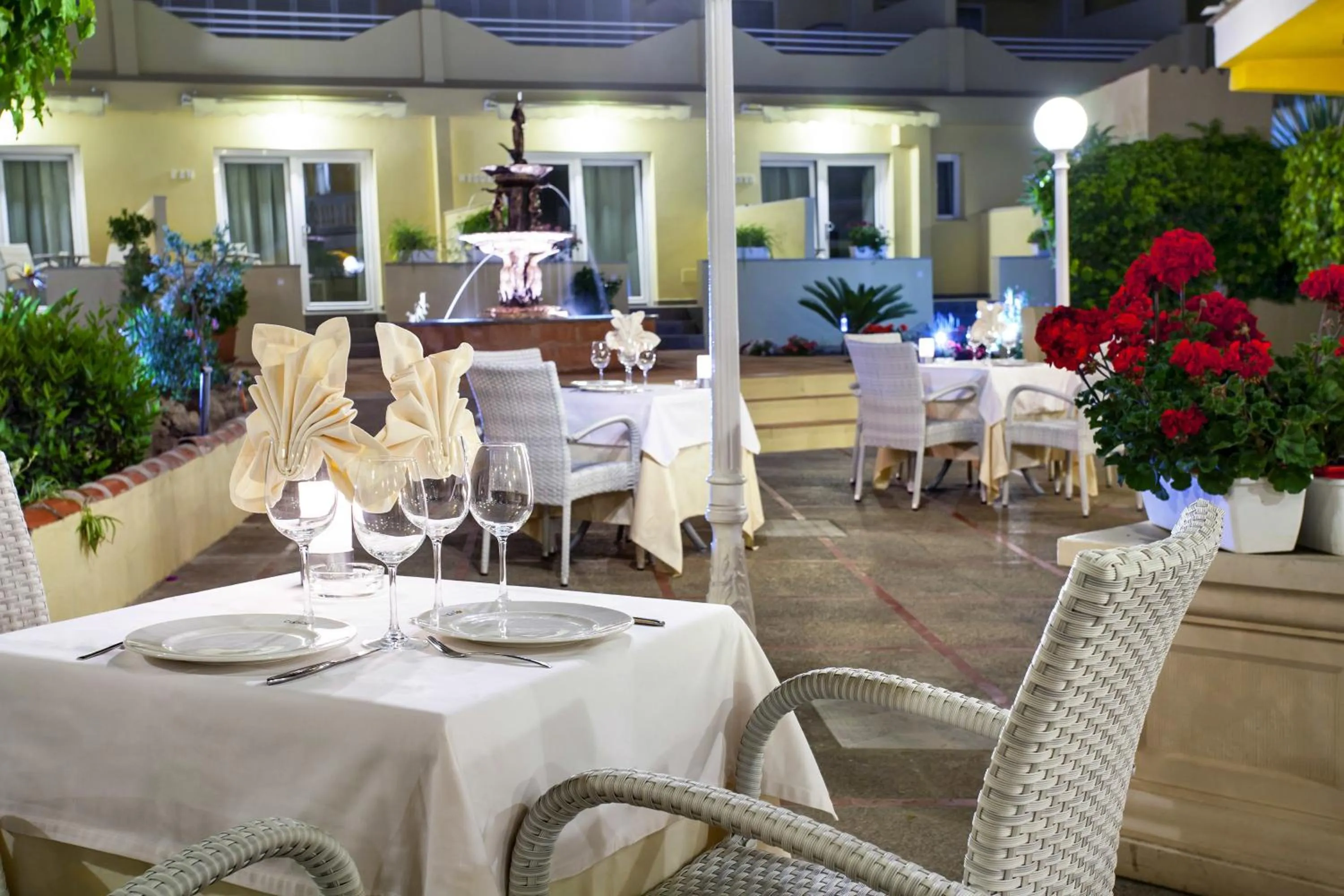 Patio in Hotel Cupidor