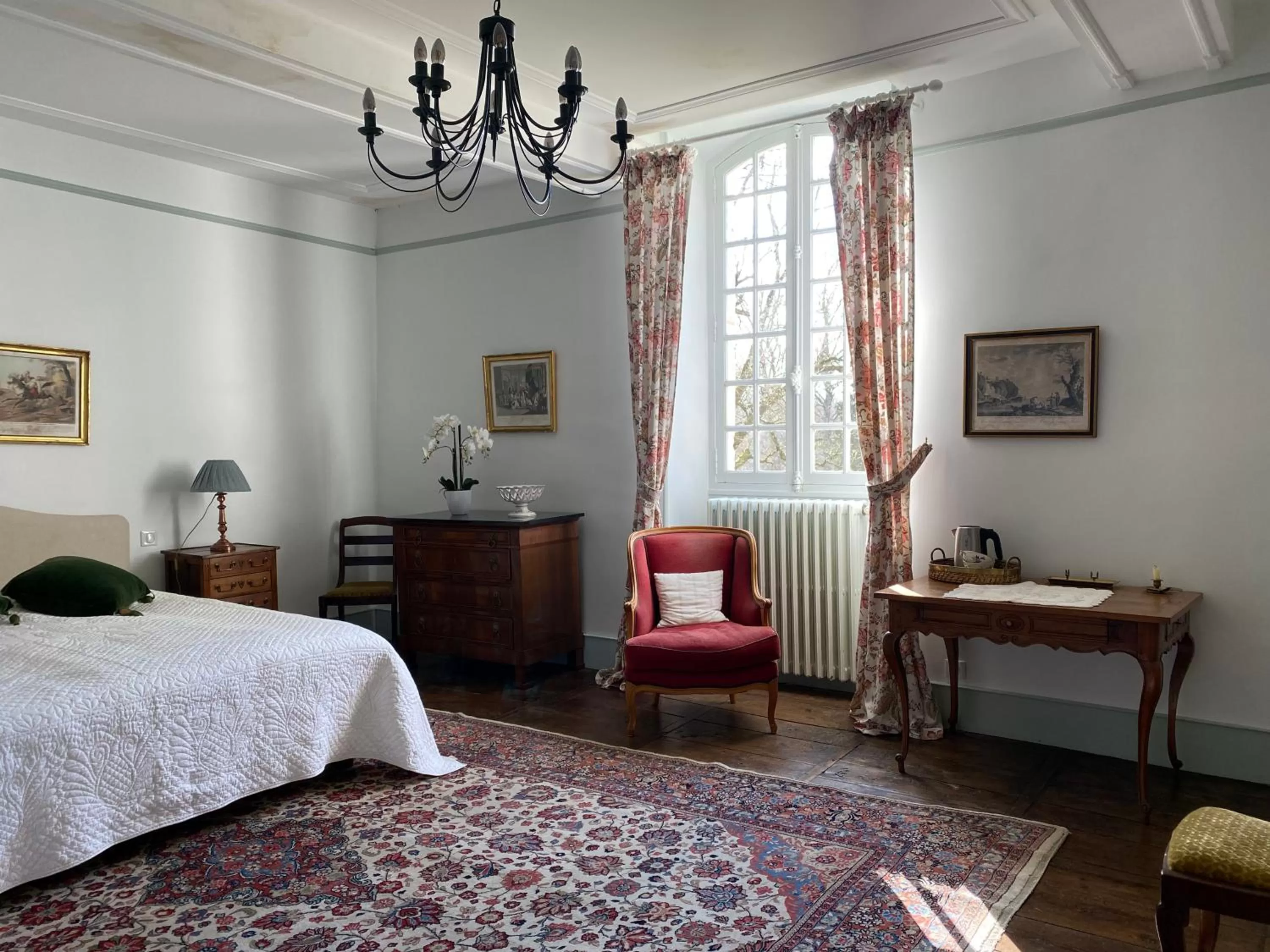 Bed in Chateau La Rochette