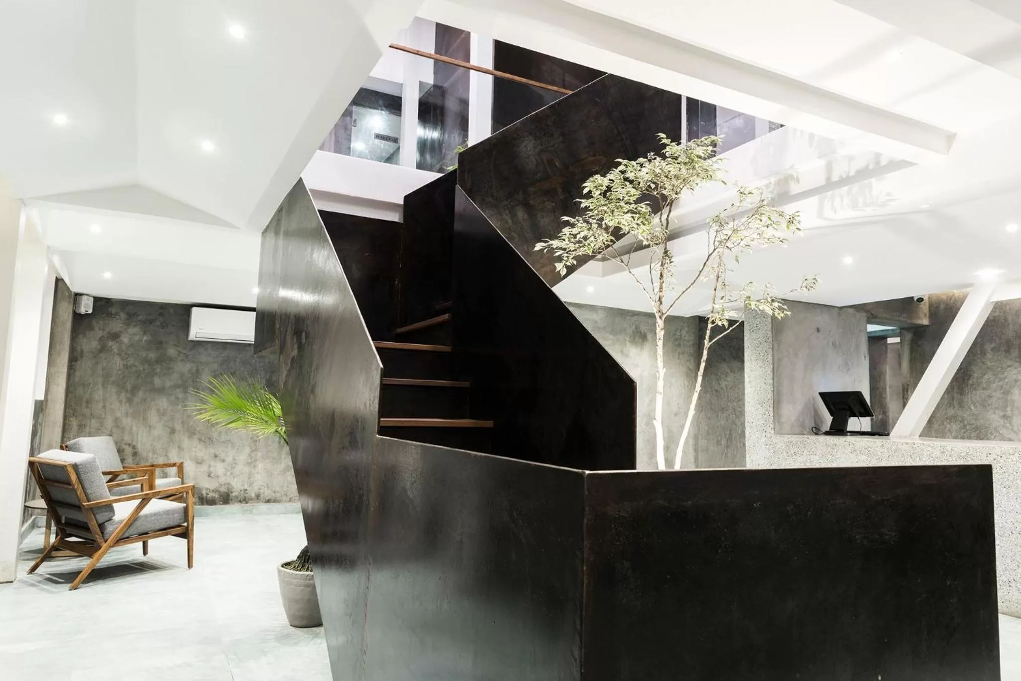 Seating area in 9ine Thamel Hotel