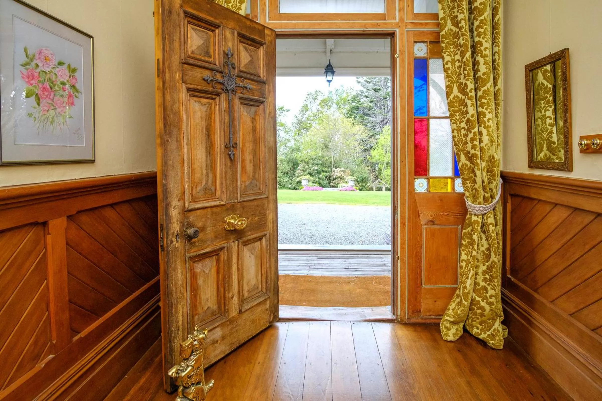 Lobby or reception, View in Waikonini Homestead