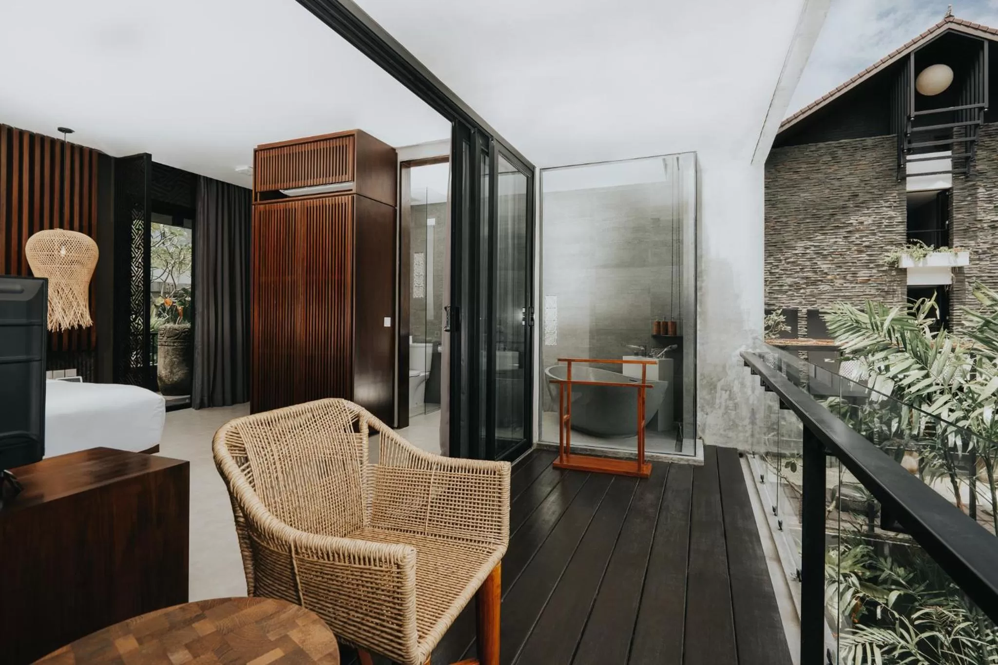 Seating area in The Ning Resort Ubud