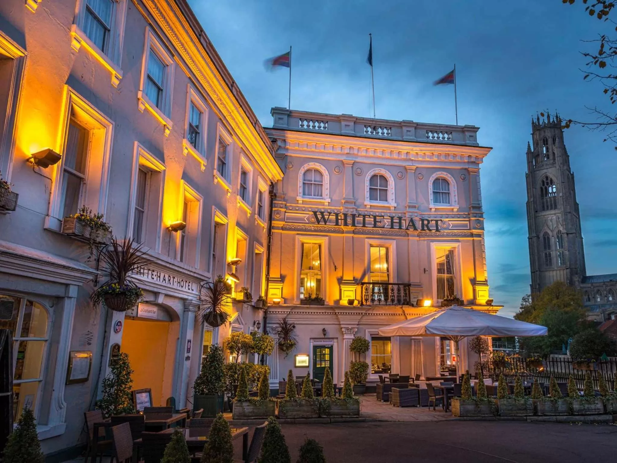 Facade/entrance in The White Hart Hotel, Boston, Lincolnshire - The Coaching Inn Group
