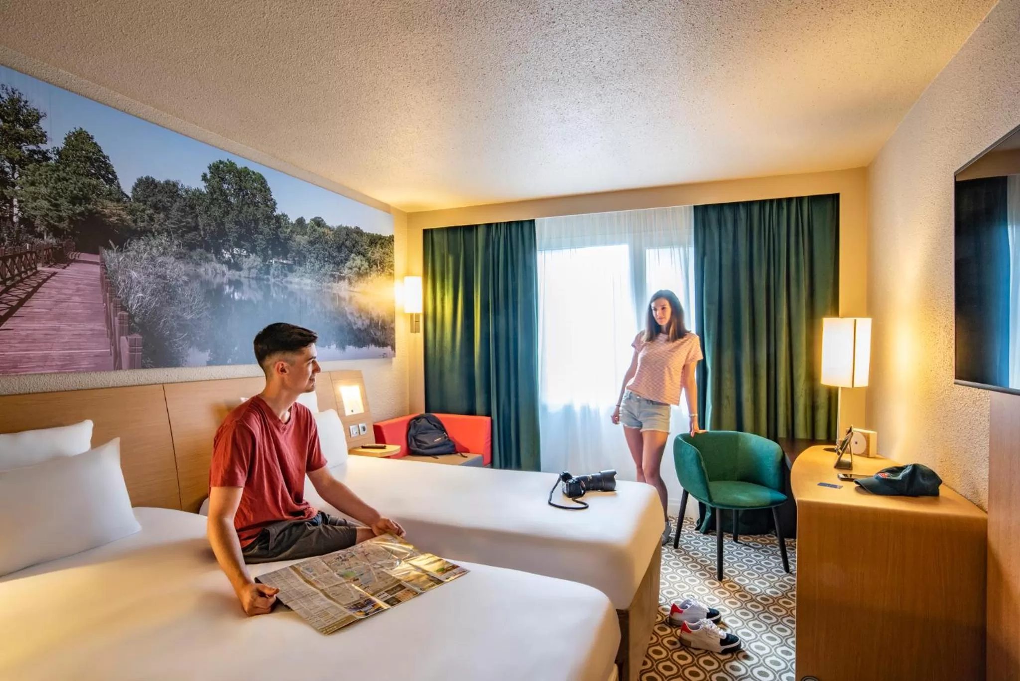 Bedroom, Bed in Novotel Orléans Chemins De Sologne Demeures De Campagne