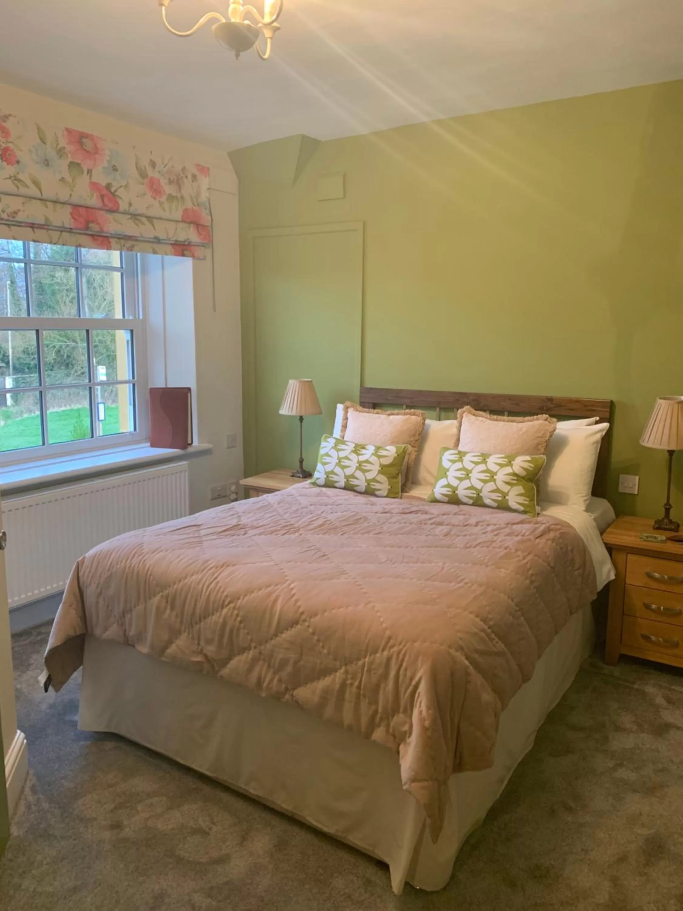 Bed in The Bell at Old Sodbury