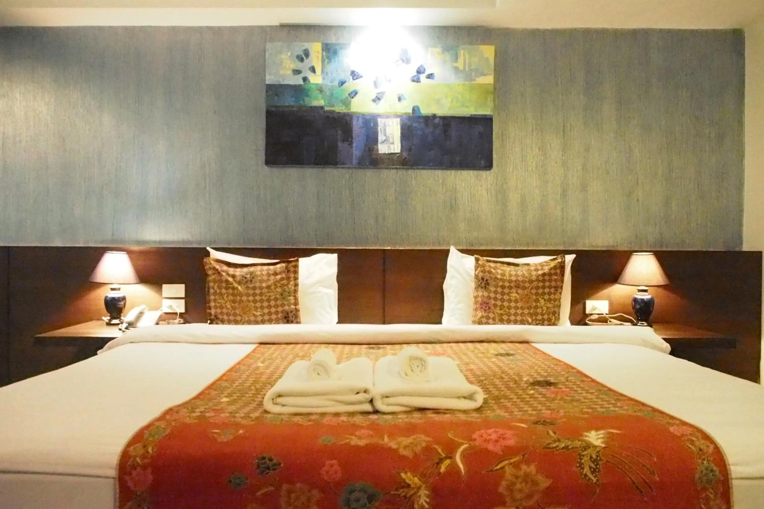 Bedroom, Bed in Baan Suwantawe