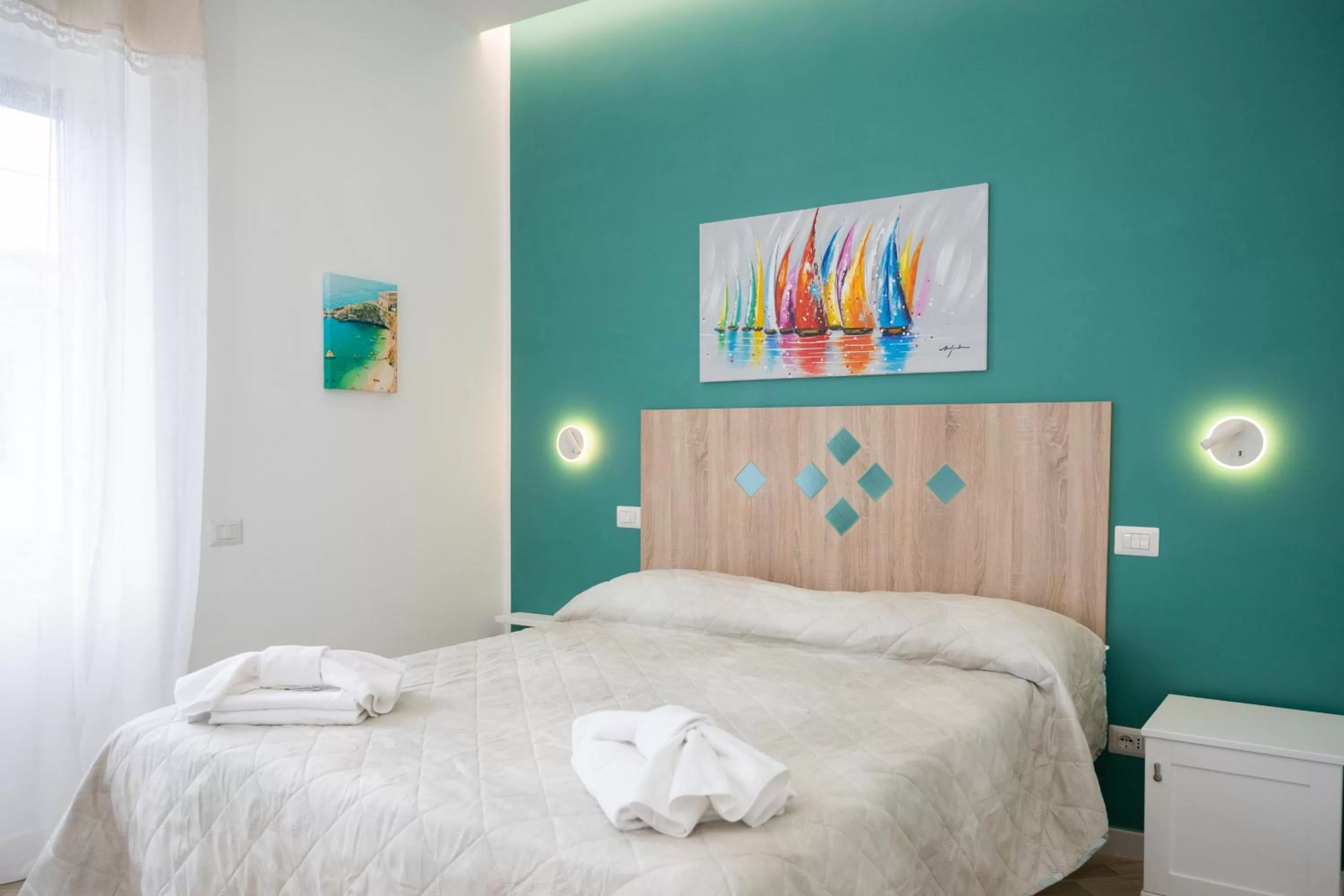 Bed in B&B DieMme Amalfi Coast