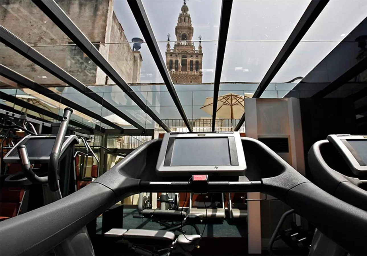 Fitness centre/facilities in EME Catedral Mercer Hotel