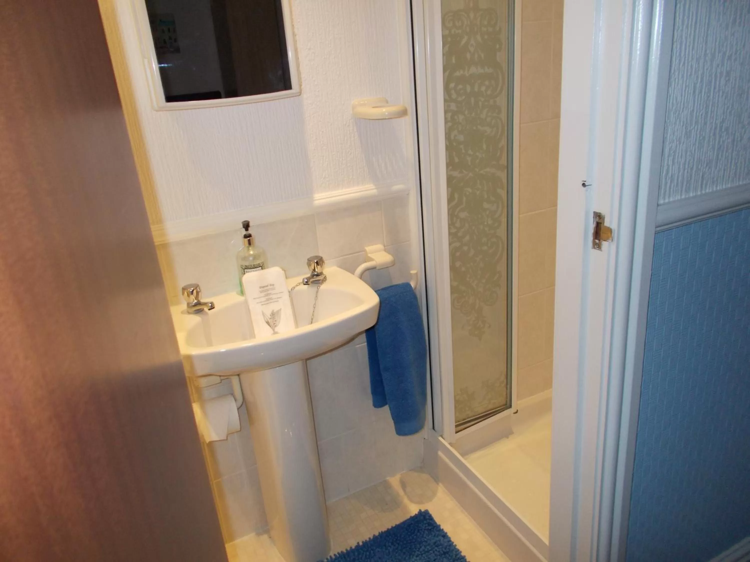 Shower in Delamere Hotel