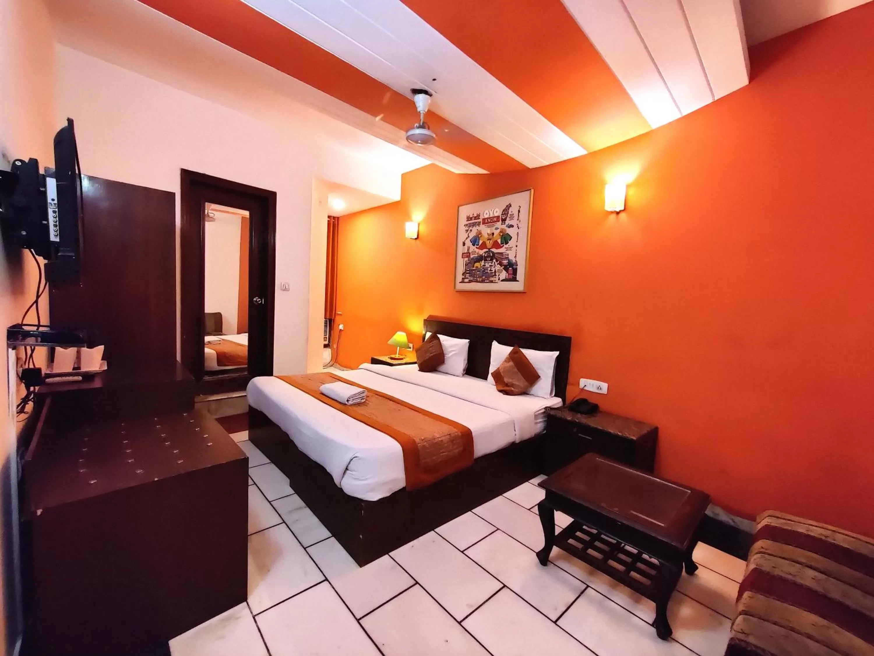 Bed in Hotel Unistar