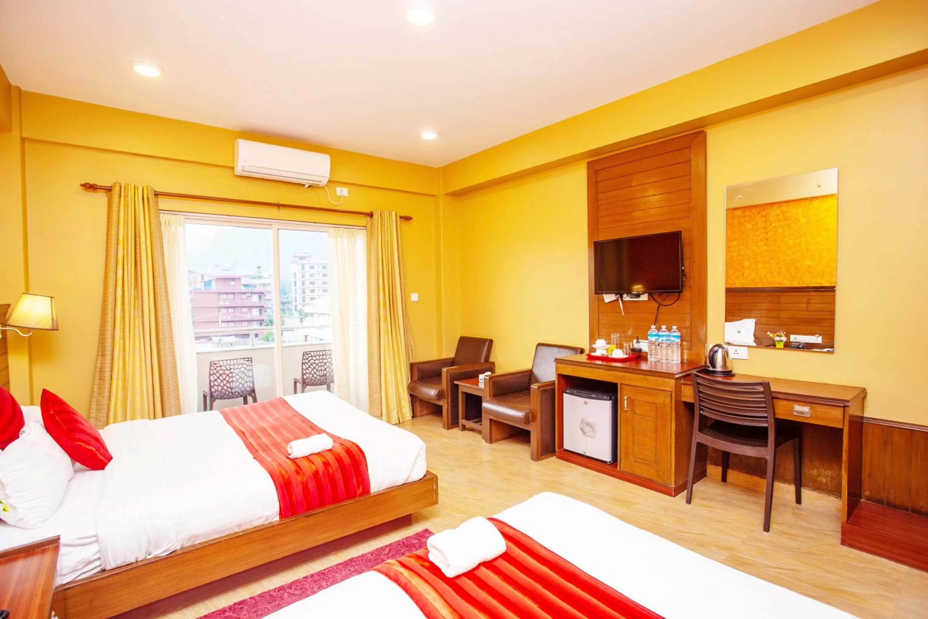 Photo of the whole room, Bed in Hotel Iceland