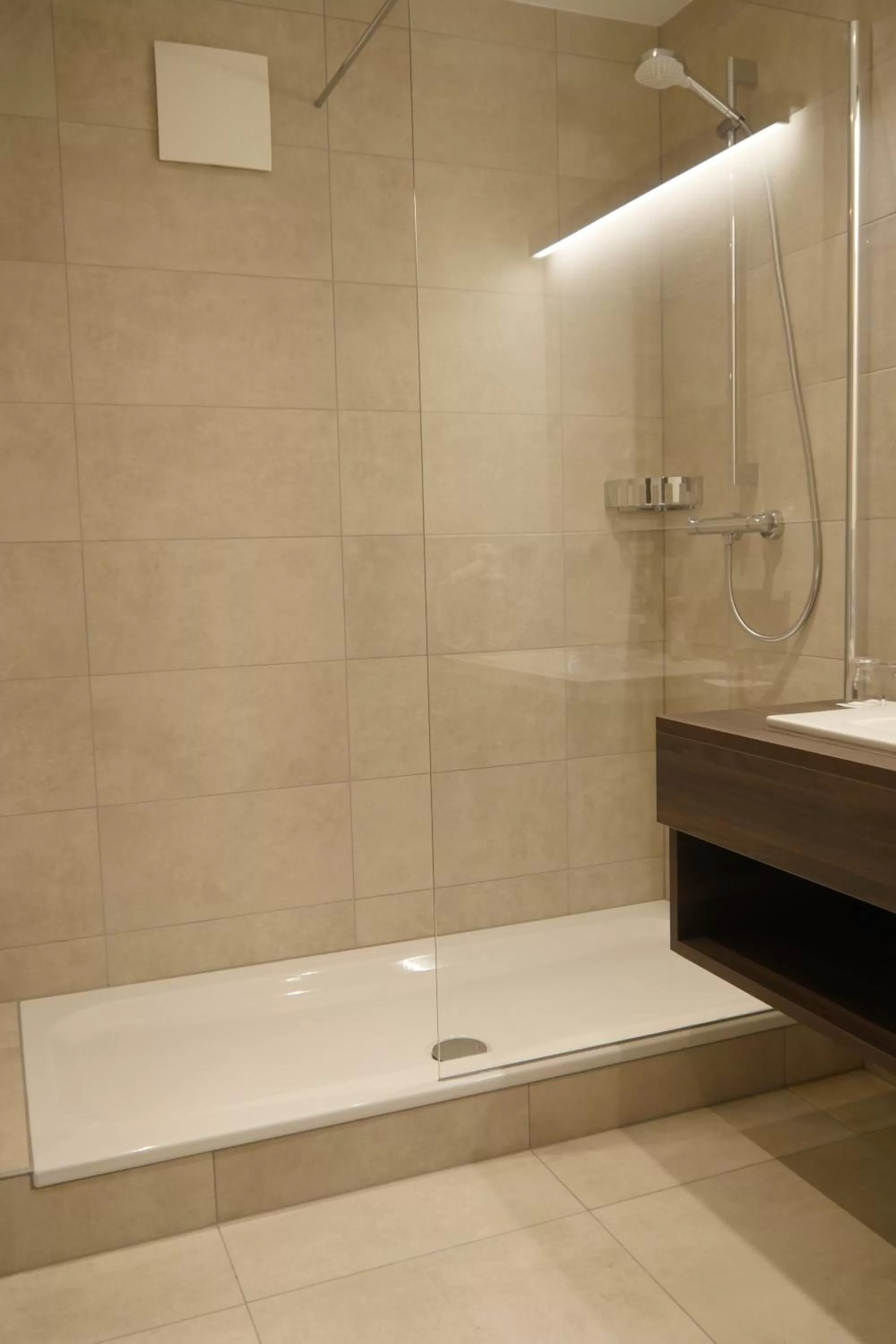 Shower in NaturKulturHotel Stumpf