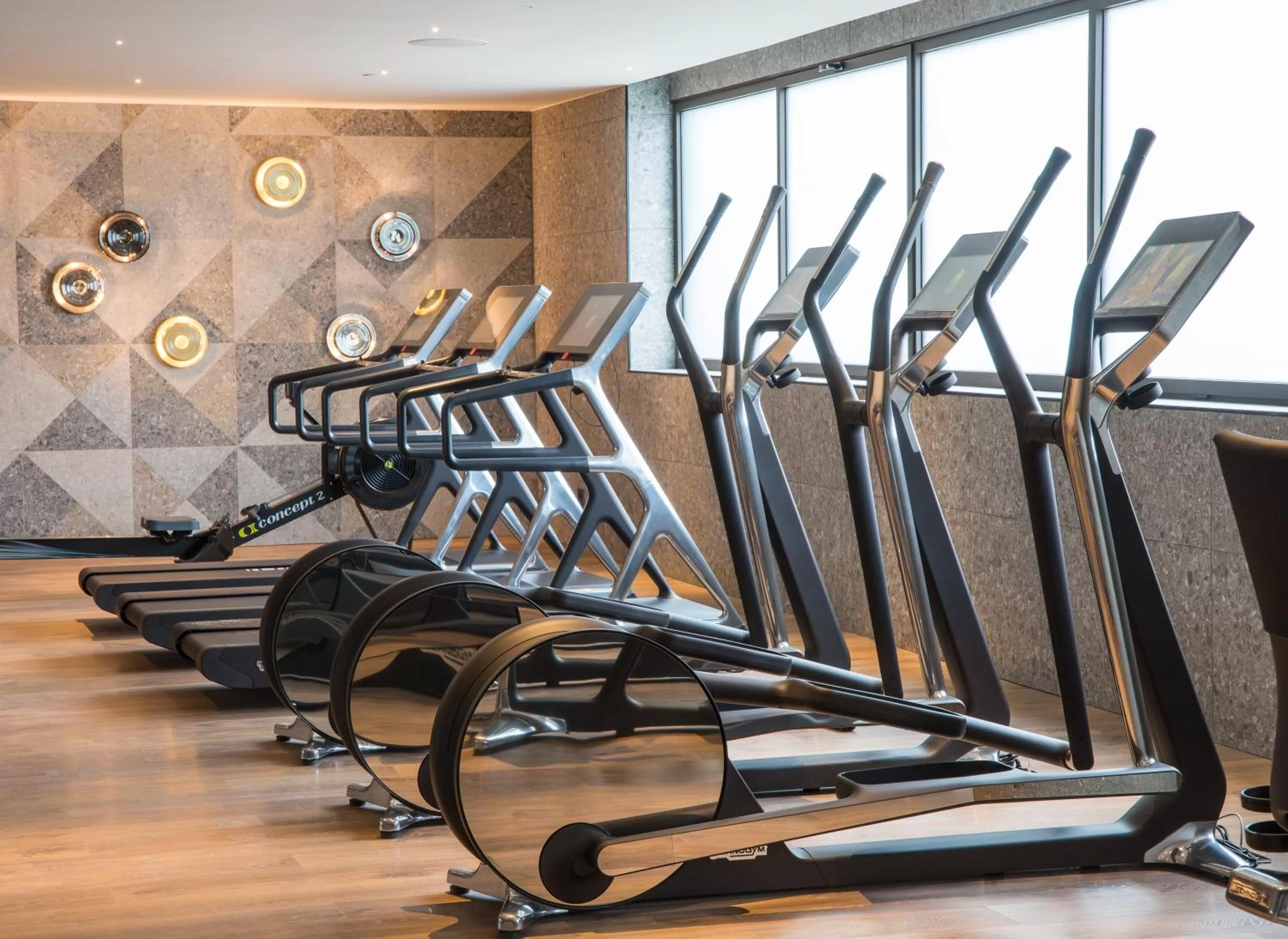 Fitness centre/facilities in Grand Hyatt Barcelona