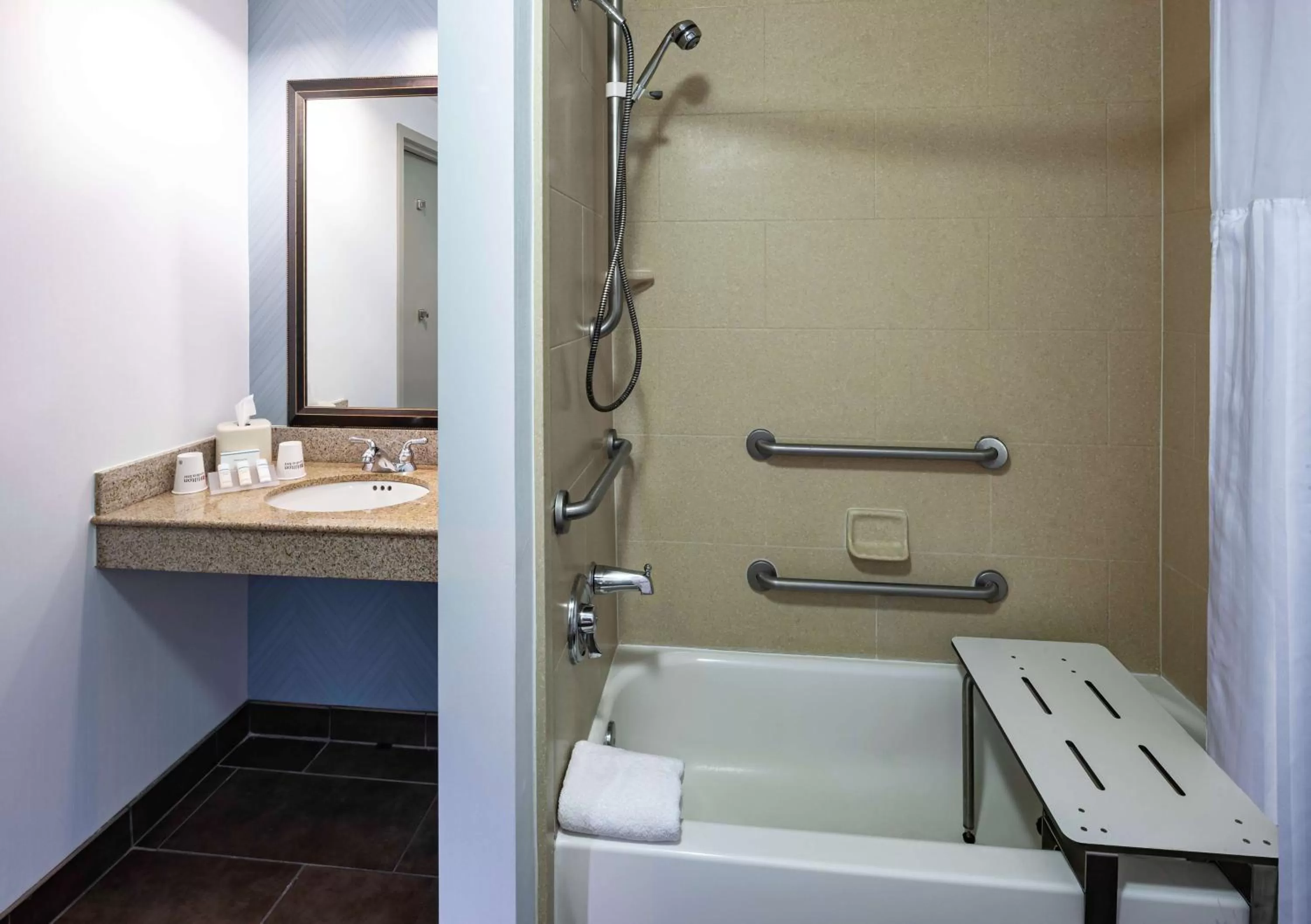 Bathroom in Hilton Garden Inn Omaha Downtown-Old Market Area