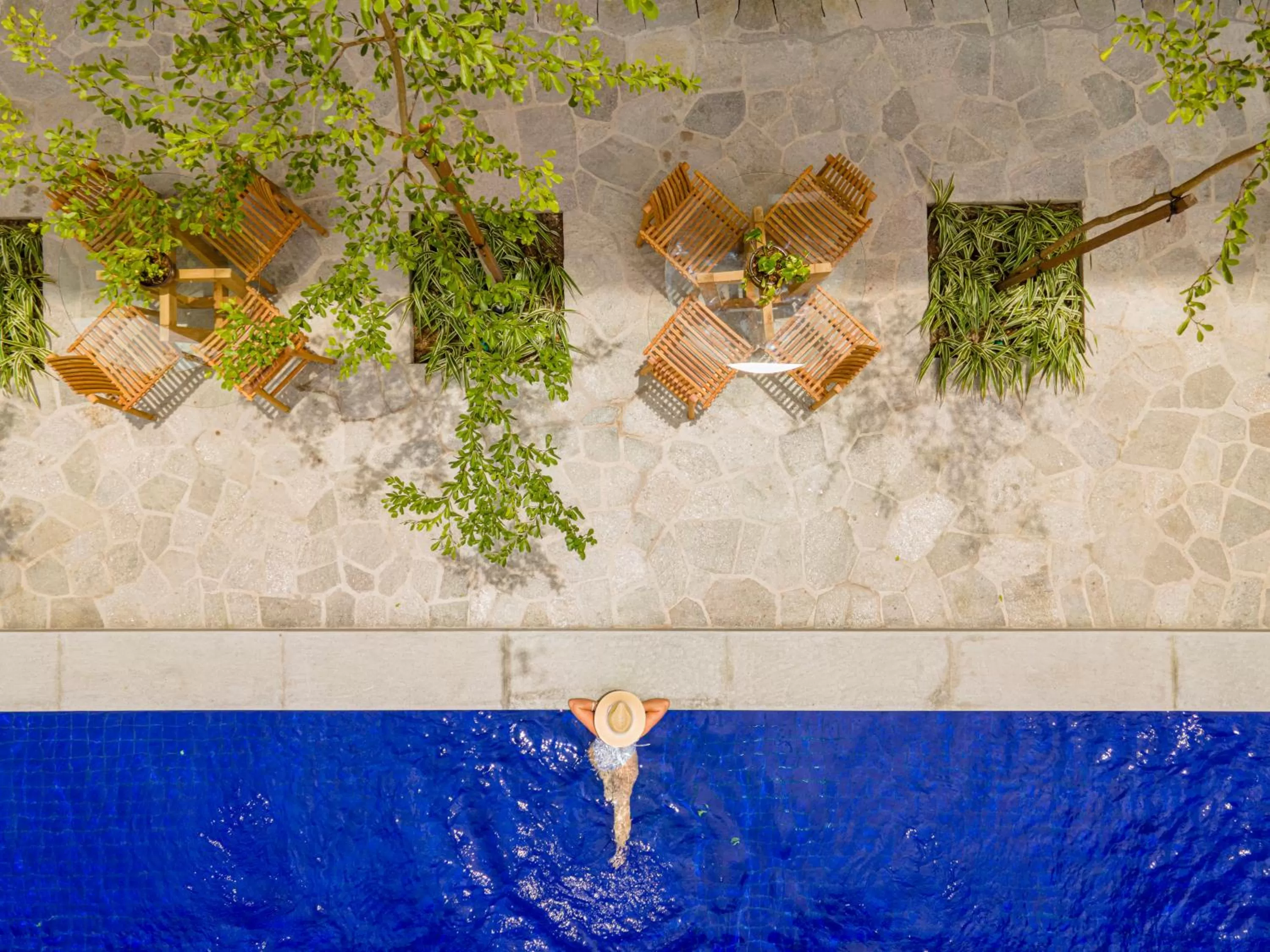 Pool view in Pauli Boutique Hotel