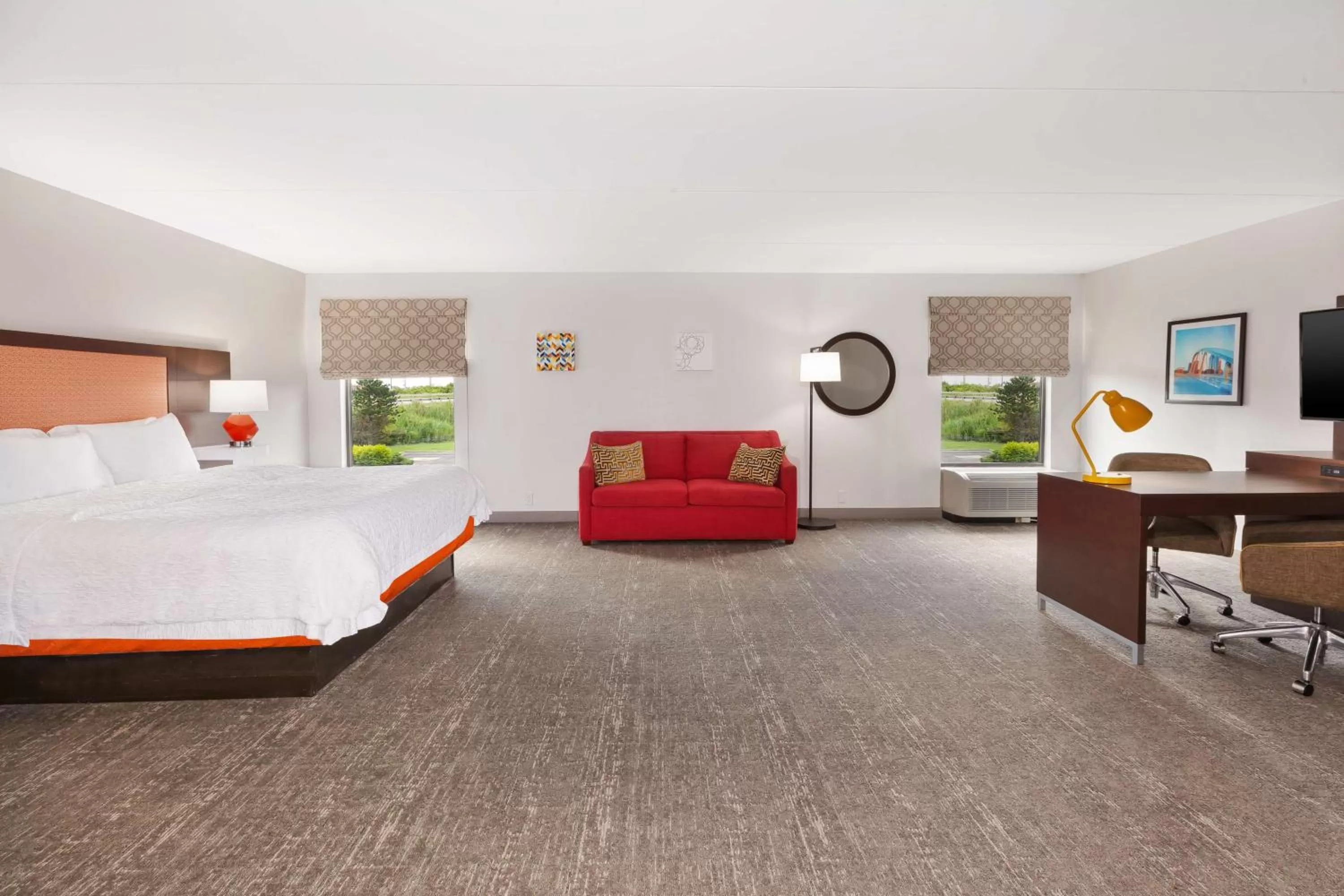 Bedroom, Bed in Hampton Inn Columbus/Delaware I-71 North