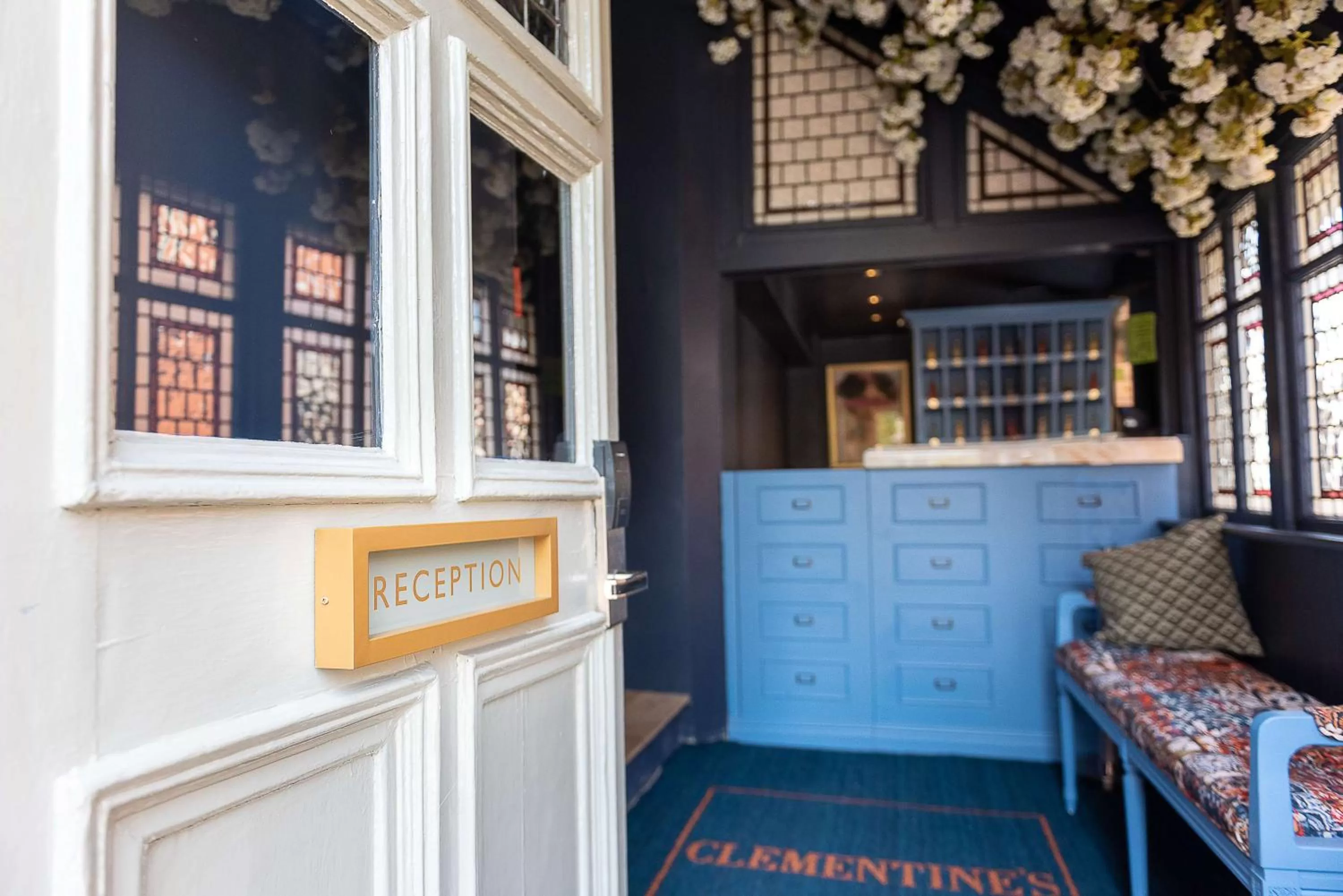 Lobby or reception in Clementine's Guest House